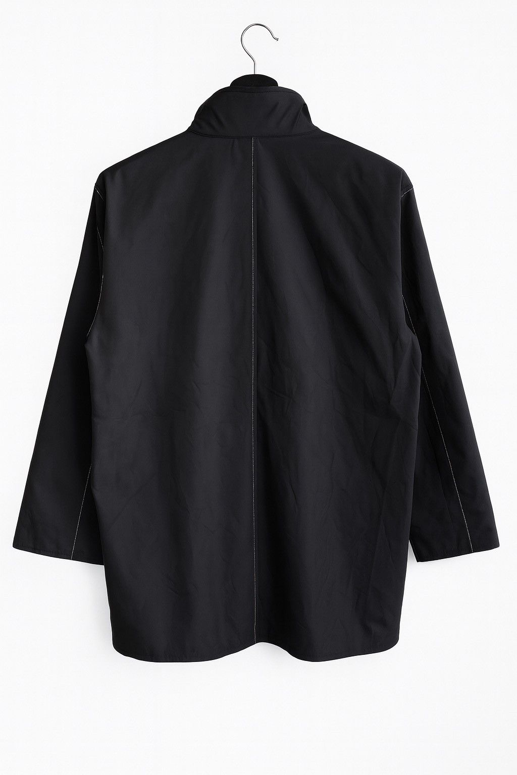 Designer Claudio Valentino Paris Black Nylon Jacket – Vintage Men’s Size US L / EU 52-54 / 3 - 2 Thumbnail