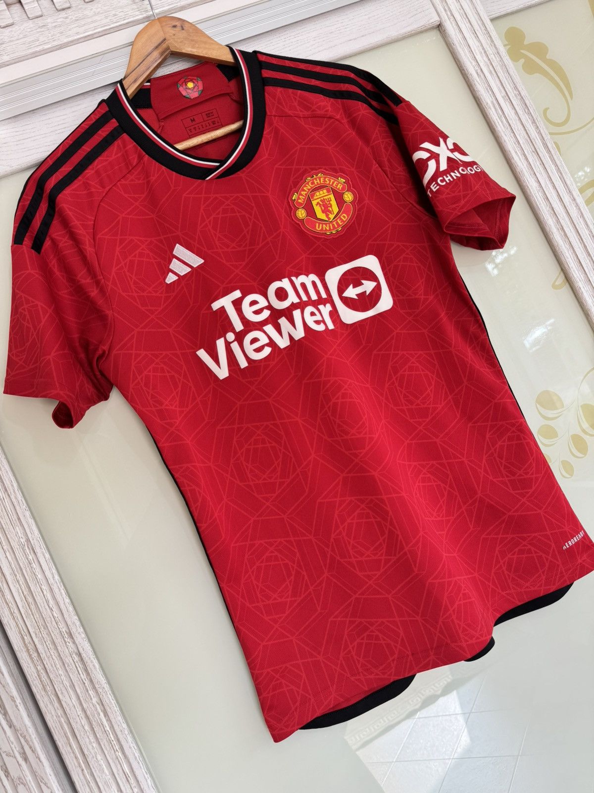 Adidas Manchester United 2023-2024 Home Soccer Jersey Football Kit Size US M / EU 48-50 / 2 - 4 Thumbnail