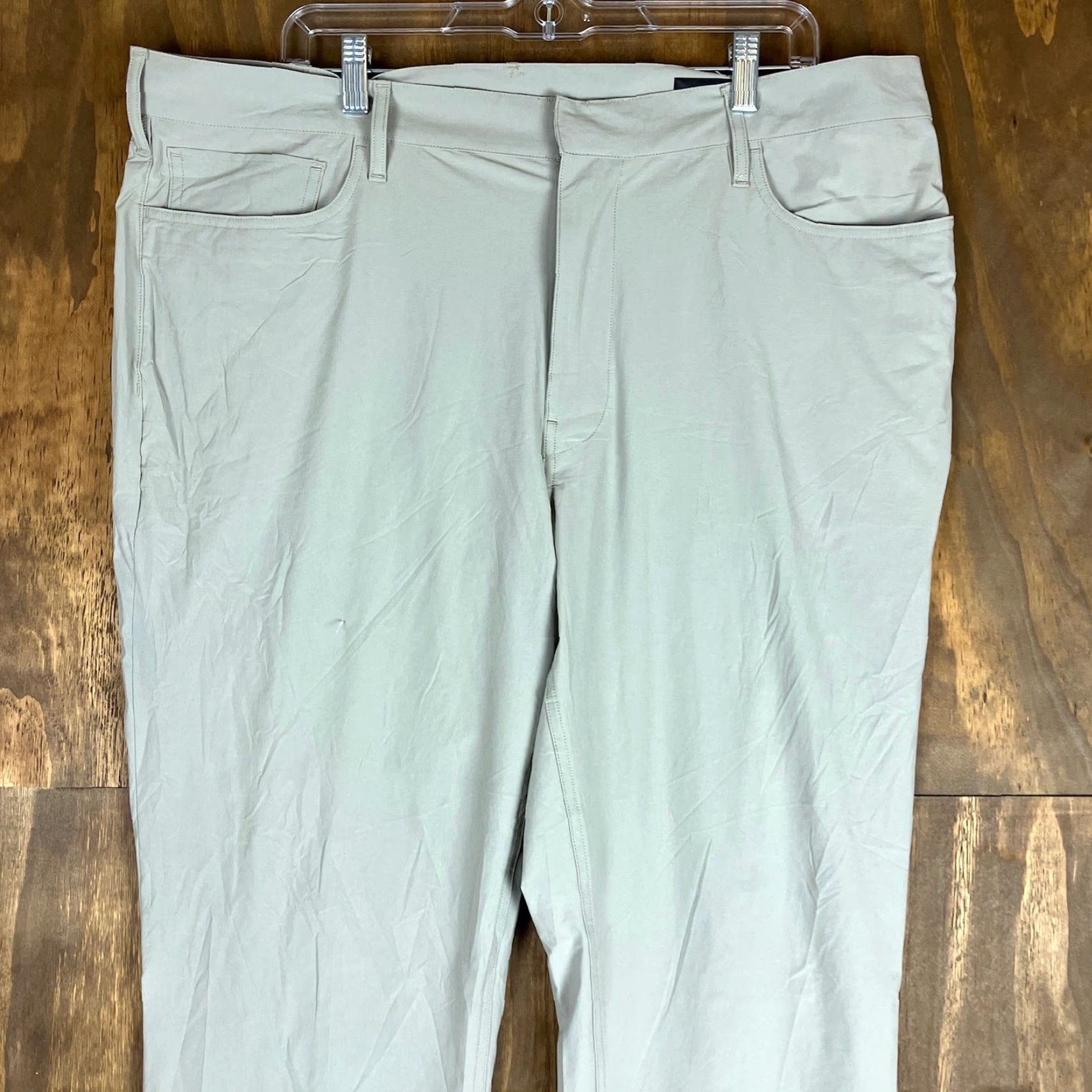 RLX Ralph Lauren VINTAGE RLX Ralph Lauren Mens Pants Beige Tailored Slim Fit Performance Stretch 38x32 Chino Casual Workwear 90s Mens Size US 38 / EU 54 - 2 Thumbnail