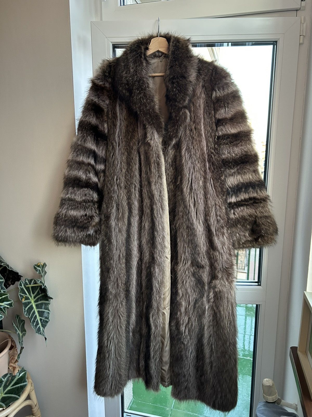 Vintage Raccoon Fur Cloak Avant Garde Archive 90s Rare