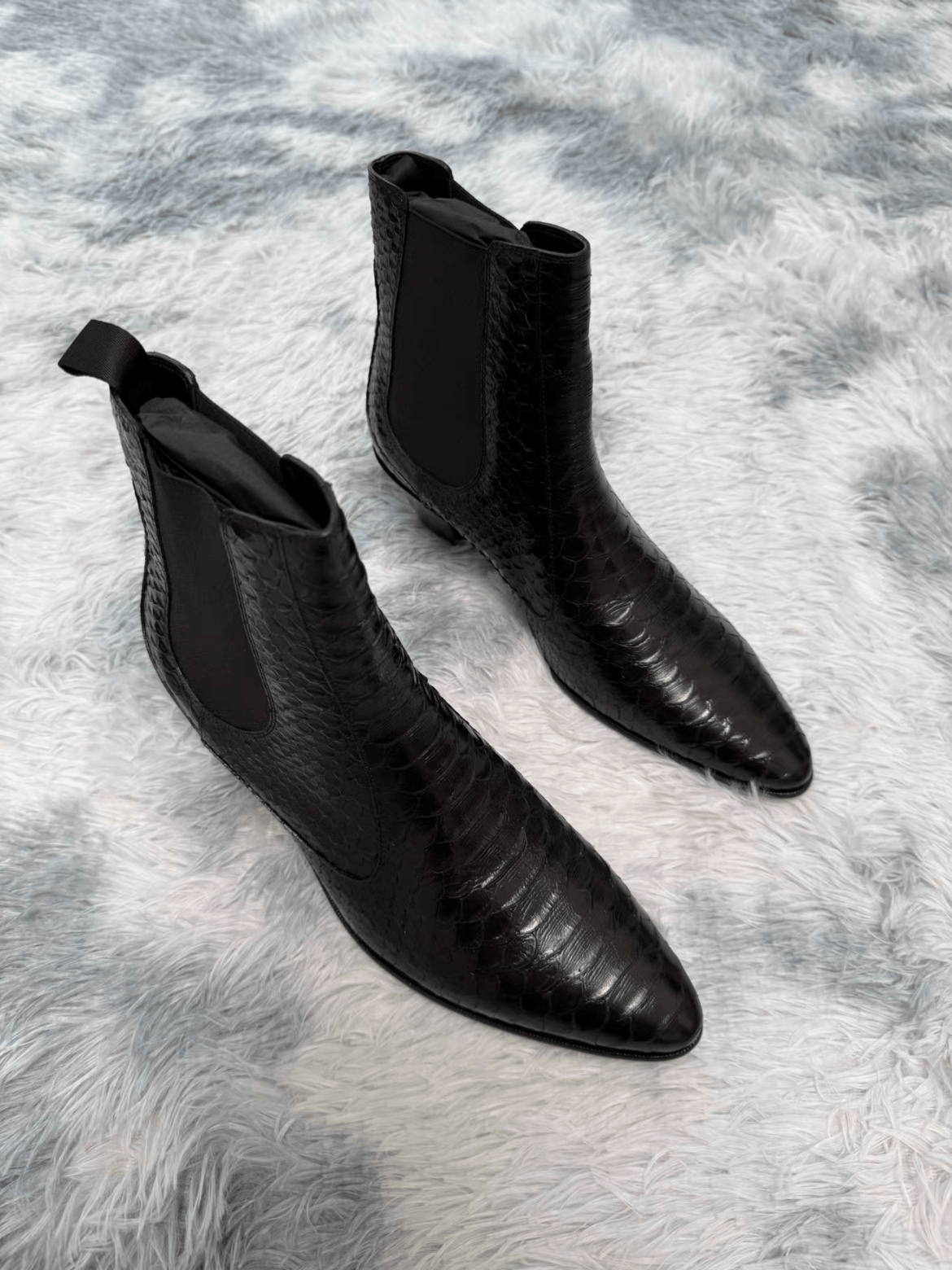 Celine Sz 42.5 Celine Jacno Snake Skin Boots Size US 9.5 / EU 42-43 - 2 Thumbnail
