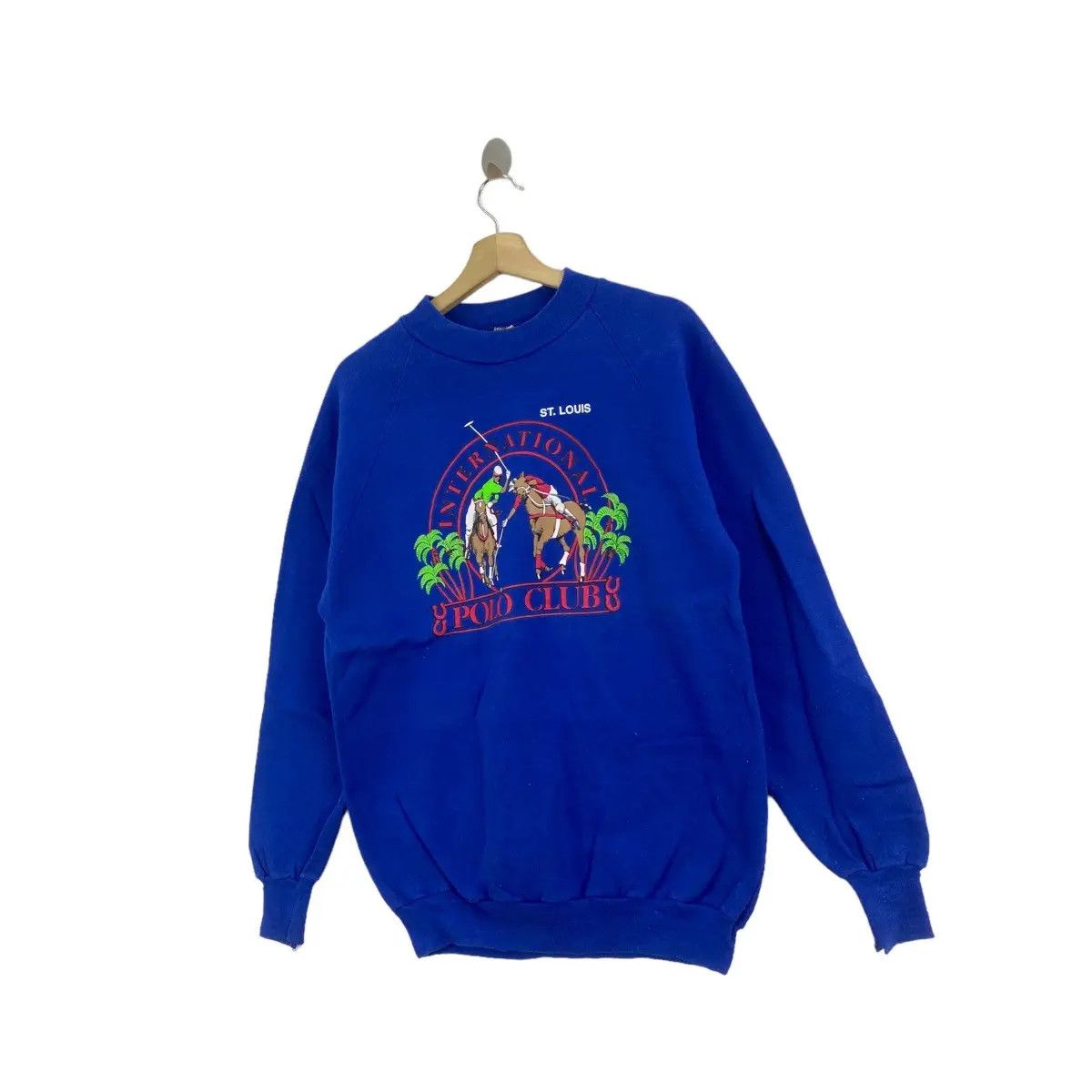 Vintage Vintage 80’ SOUTH TEXAS TEES Polo Club St Louis Sweatshirt Size US L / EU 52-54 / 3 - 5 Thumbnail