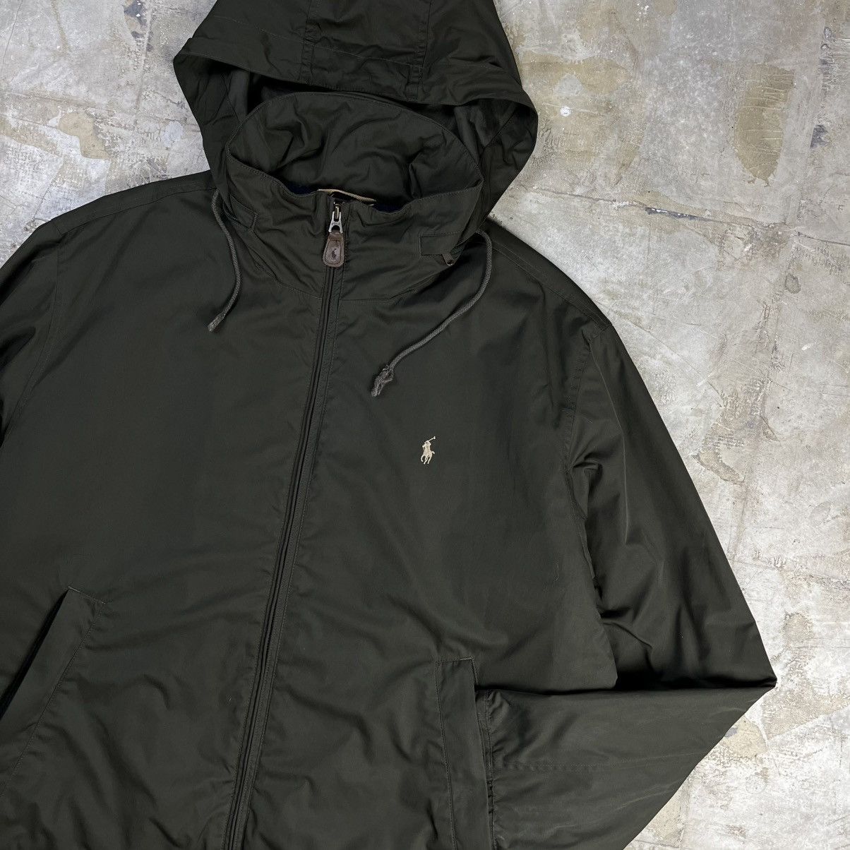 Polo Ralph Lauren Polo Ralph Lauren Fleece-Lined Stowable-Hood Zip Jacket Size US L / EU 52-54 / 3 - 4 Thumbnail