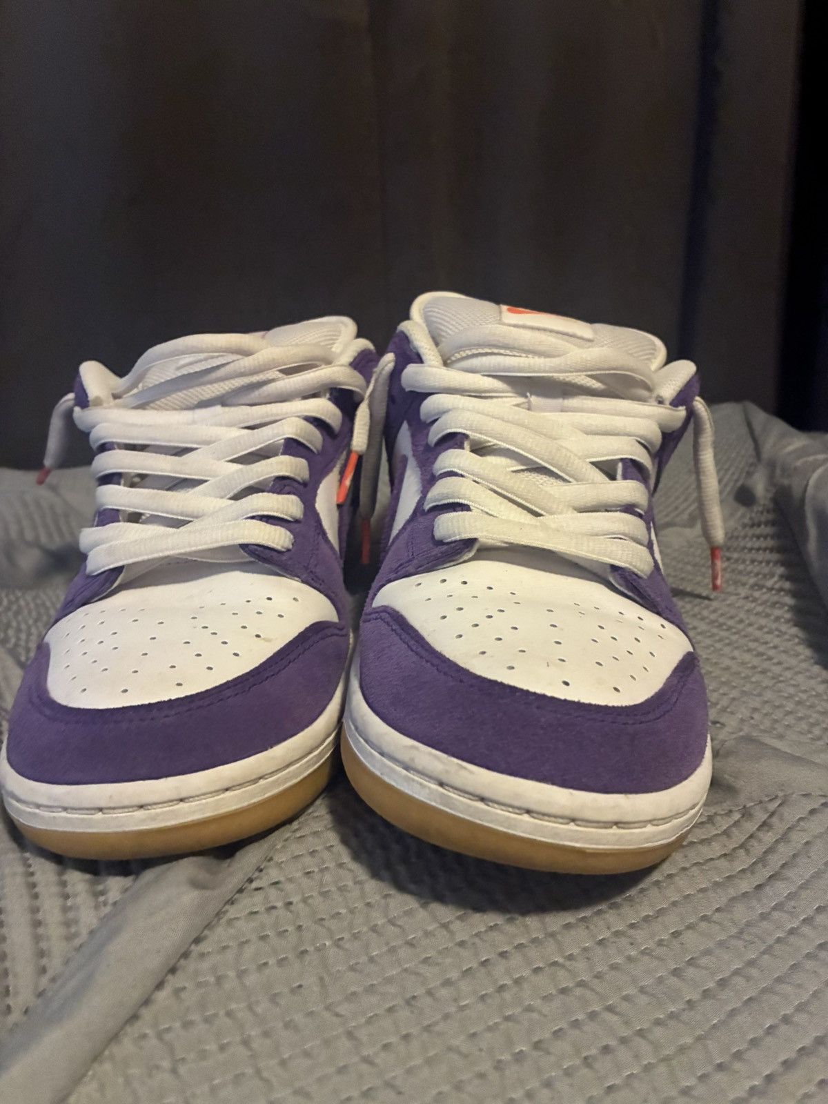 Nike SB Nike Dunk Low SB “Purple Suede” Size US 10 / EU 43 - 3 Thumbnail