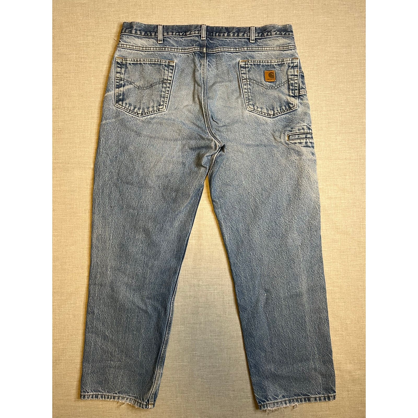 Carhartt Carhartt Faded Carpenter Workwear Jeans 40x32 Size US 40 / EU 56 - 1 Thumbnail