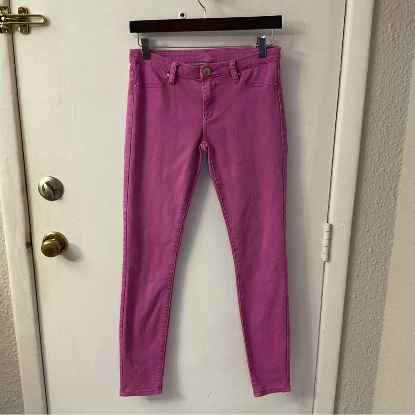 BLANKNYC Blank NYC Pink Denim Skinny Jeans 27 Size 27" / US 4 / IT 40 - 1 Thumbnail