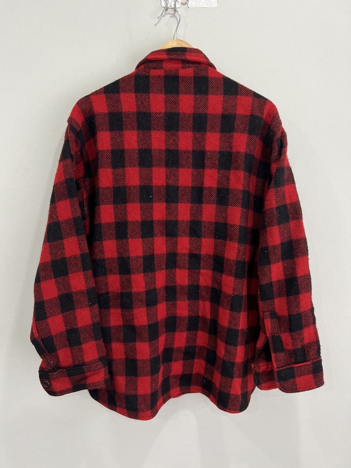 Woolrich Woolen Mills Vintage Woolrich Plaid Button Up Shirt Flannel buffalo wool Size US L / EU 52-54 / 3 - 2 Thumbnail