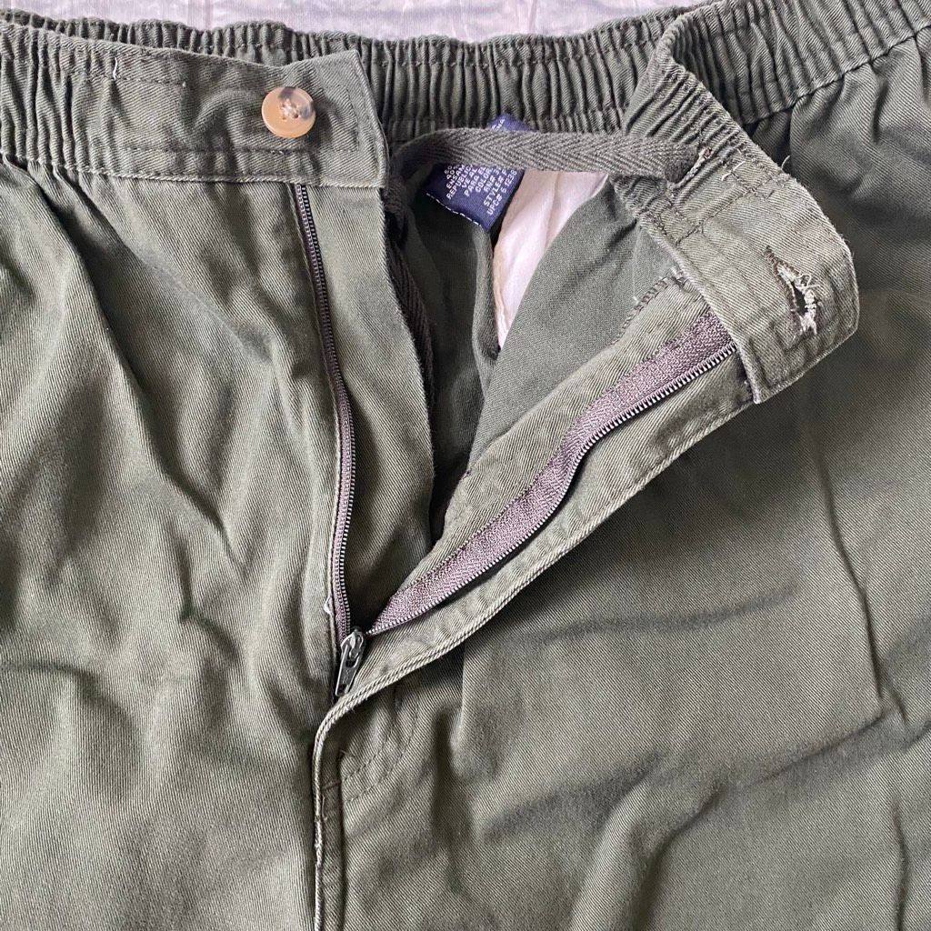 Puritan Puritan men L cotton blend pull-on casual chino pants olive Size US 40 / EU 56 - 5 Thumbnail