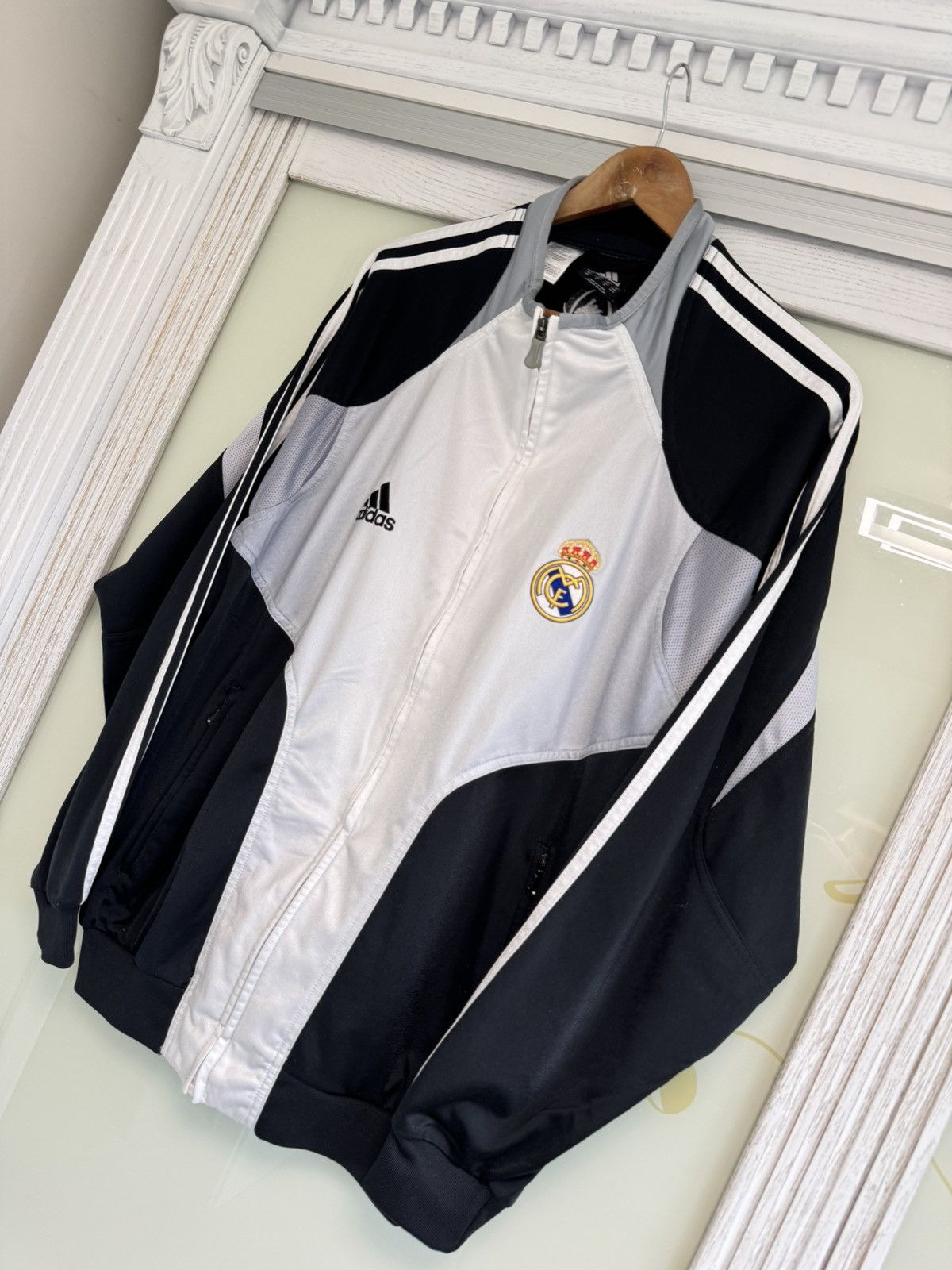 Adidas Vintage Real Madrid 2004-2005 Soccer Track Jacket Adidas Size US M / EU 48-50 / 2 - 3 Thumbnail