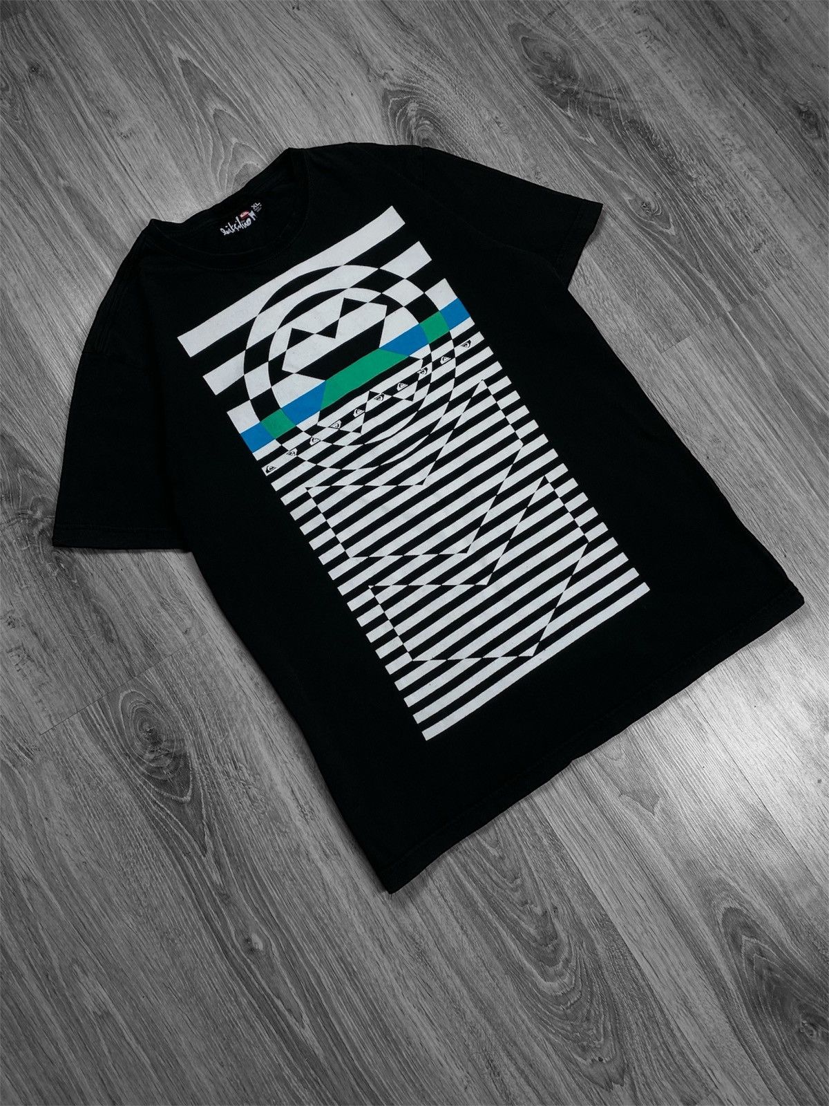 Affliction Vintage Quiksilver Affliction Style Surfing Black T-shirt XL Size US XL / EU 56 / 4 - 2 Thumbnail