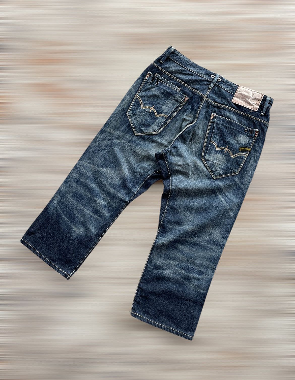 Edwin × If Six Was Nine × Japanese Brand EDWIN E-FUNCTION THREE QUARTER JEANS Size US 33 - 1 Thumbnail