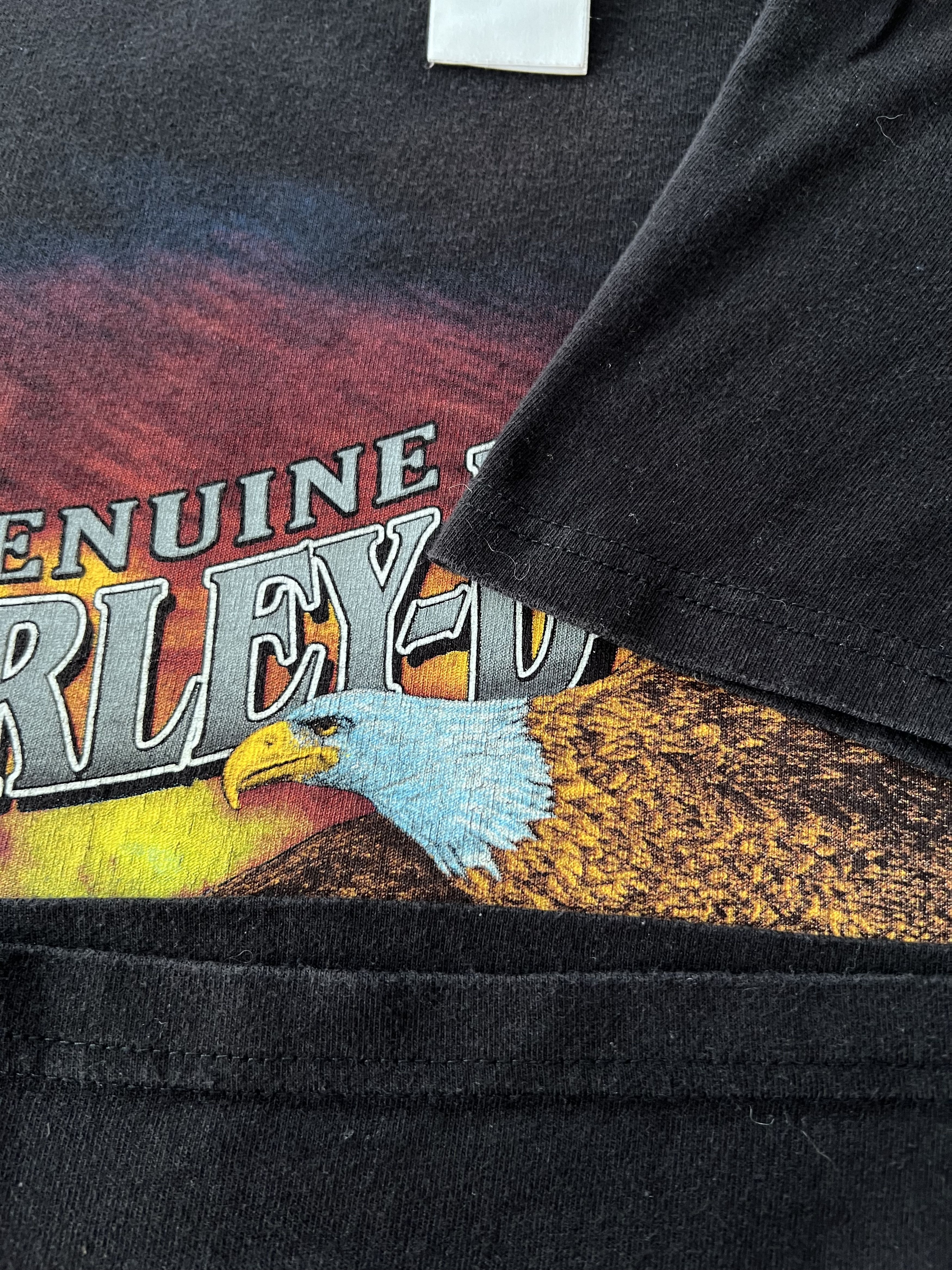 Harley Davidson Vintage 2009 Harley Davidson Dubai Eagle Black T-shirt Size US S / EU 44-46 / 1 - 7 Thumbnail