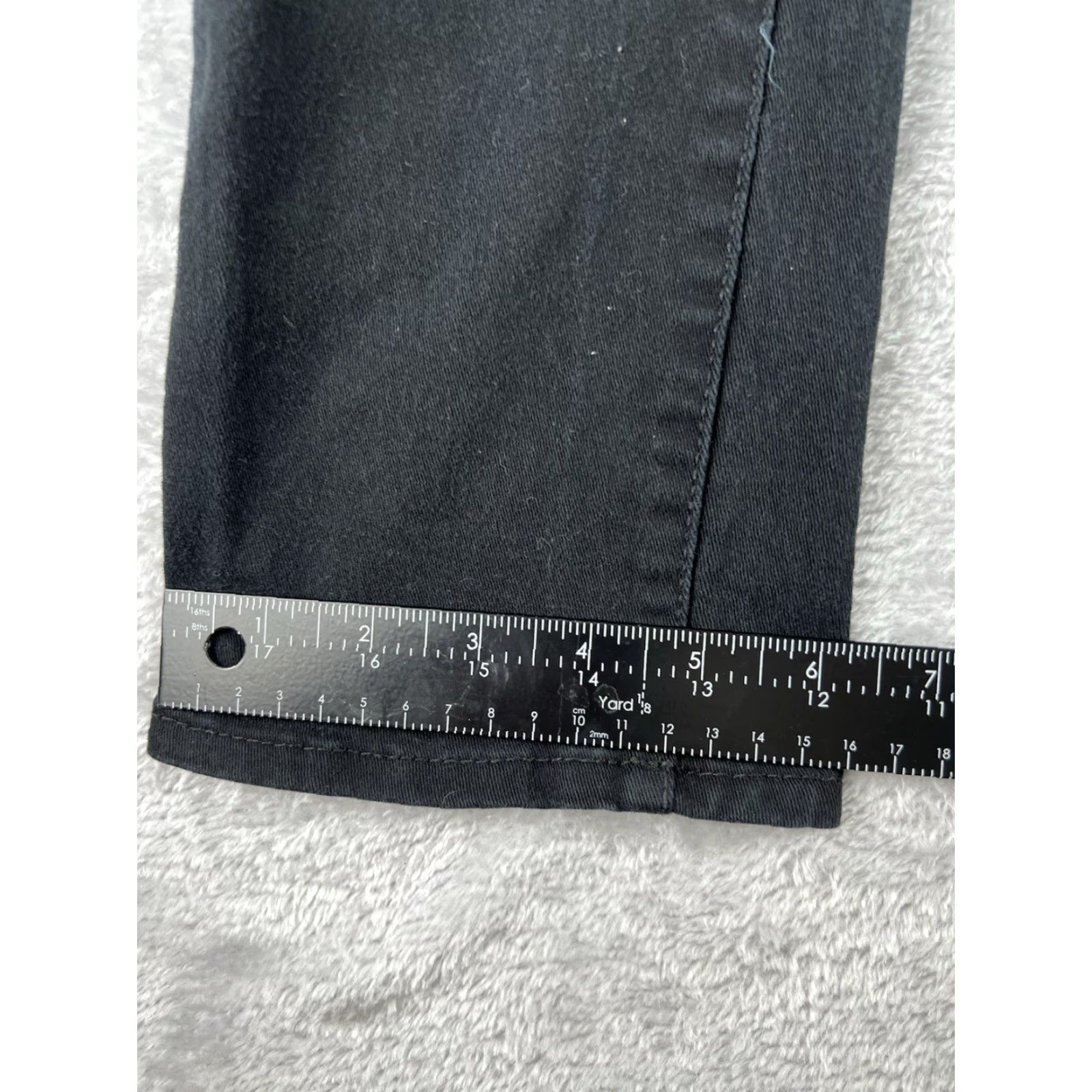 Southpole Southpole Skinny Pants Mens Black 30x27.5 Stretch Cotton Blend Punk Urban Slim Chino Casual Vintage No N/A Size US 30 / EU 46 - 3 Thumbnail