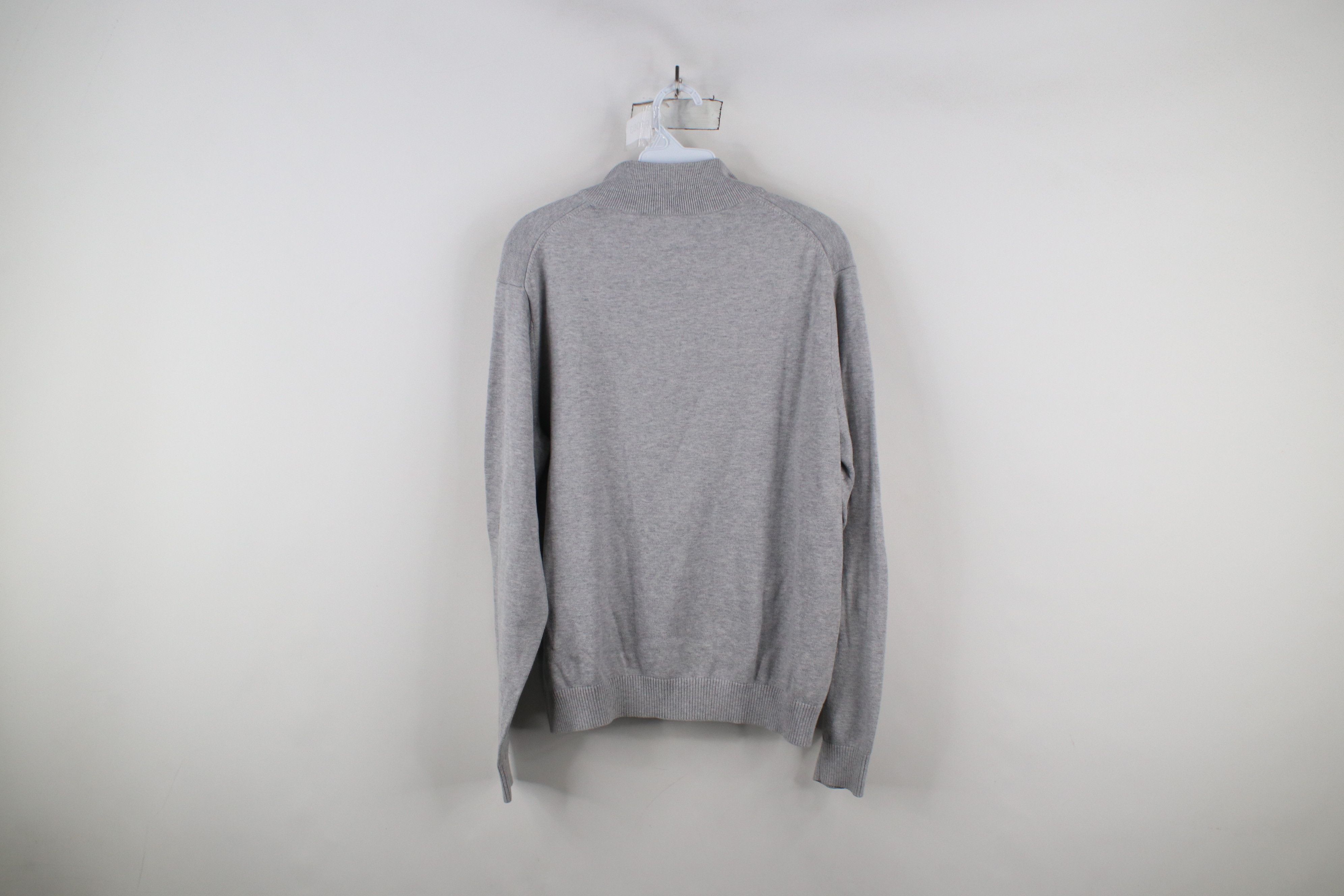 Vineyard Vines × Vintage Vineyard Vines Cotton Knit Half Zip Pullover Sweater Gray Size US M / EU 48-50 / 2 - 11 Thumbnail