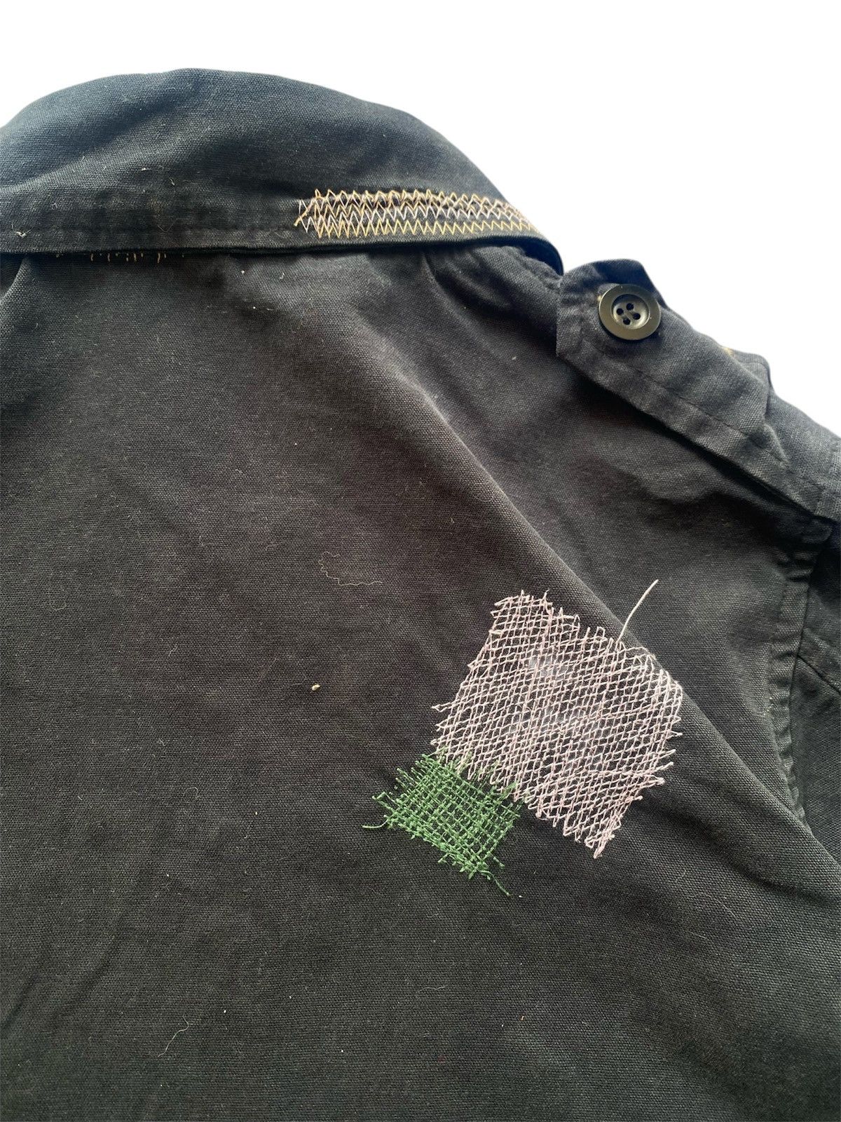 Japanese Brand Slow Wear M-65 Custom Patchwork Field Jacket Size US S / EU 44-46 / 1 - 6 Thumbnail