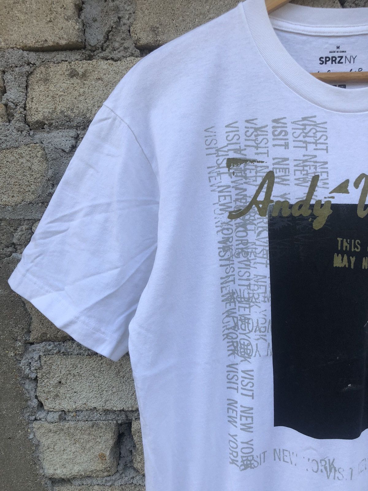 Andy Warhol × Japanese Brand × Uniqlo Uniqlo X SPRZNY X Andy Warhol Art Graphic Tshirts Size US M / EU 48-50 / 2 - 7 Thumbnail
