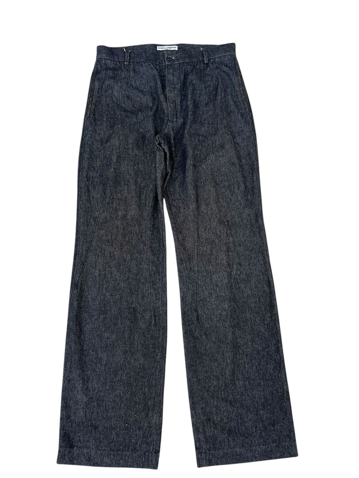 Dolce & Gabbana Dolce & Gabbana Made in Italy Rayon Blend Denim Pant Size US 32 / EU 48 - 1 Thumbnail
