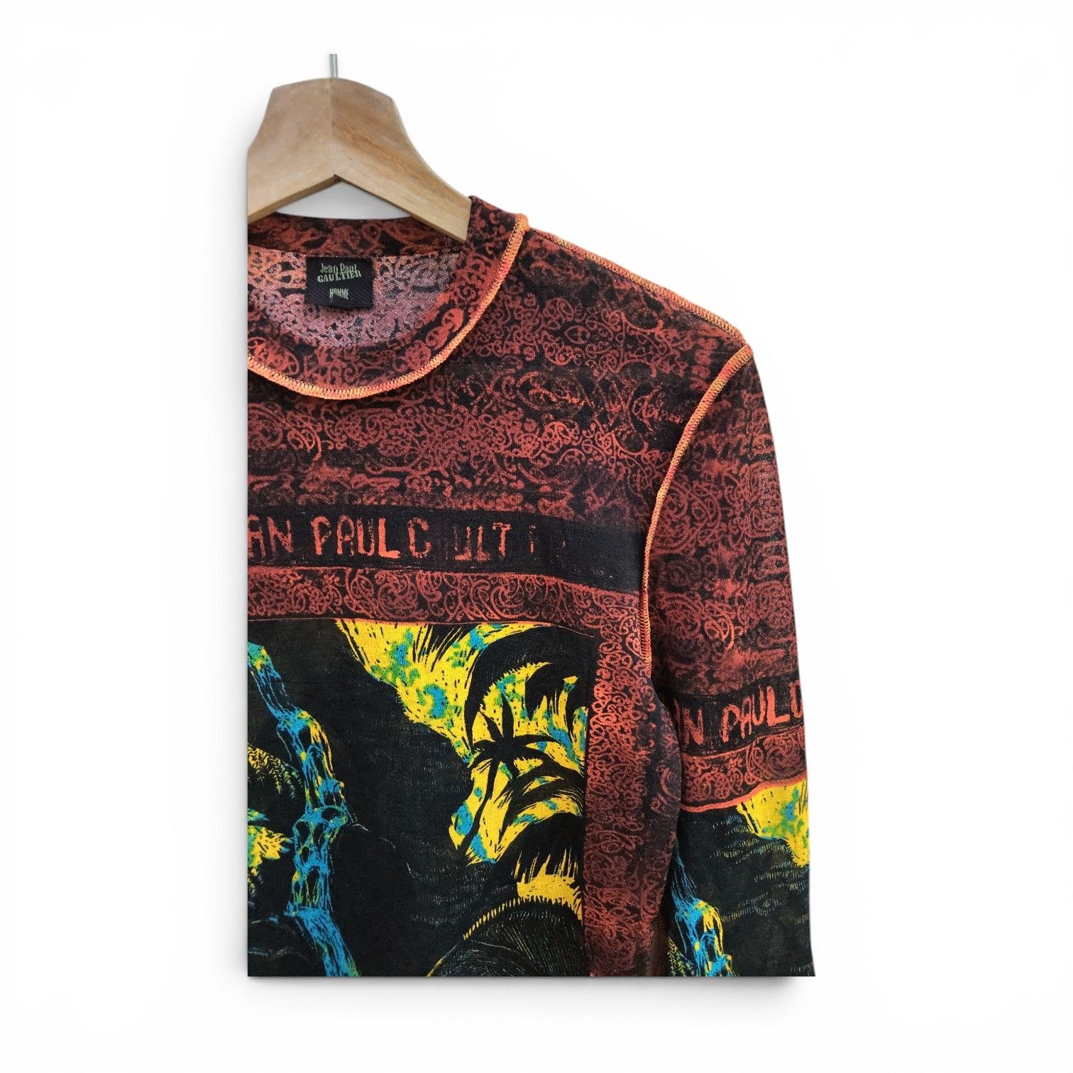 Jean Paul Gaultier vintage 90s Jean Paul Gaultier Maille Classique mesh top Size M / US 6-8 / IT 42-44 - 3 Thumbnail