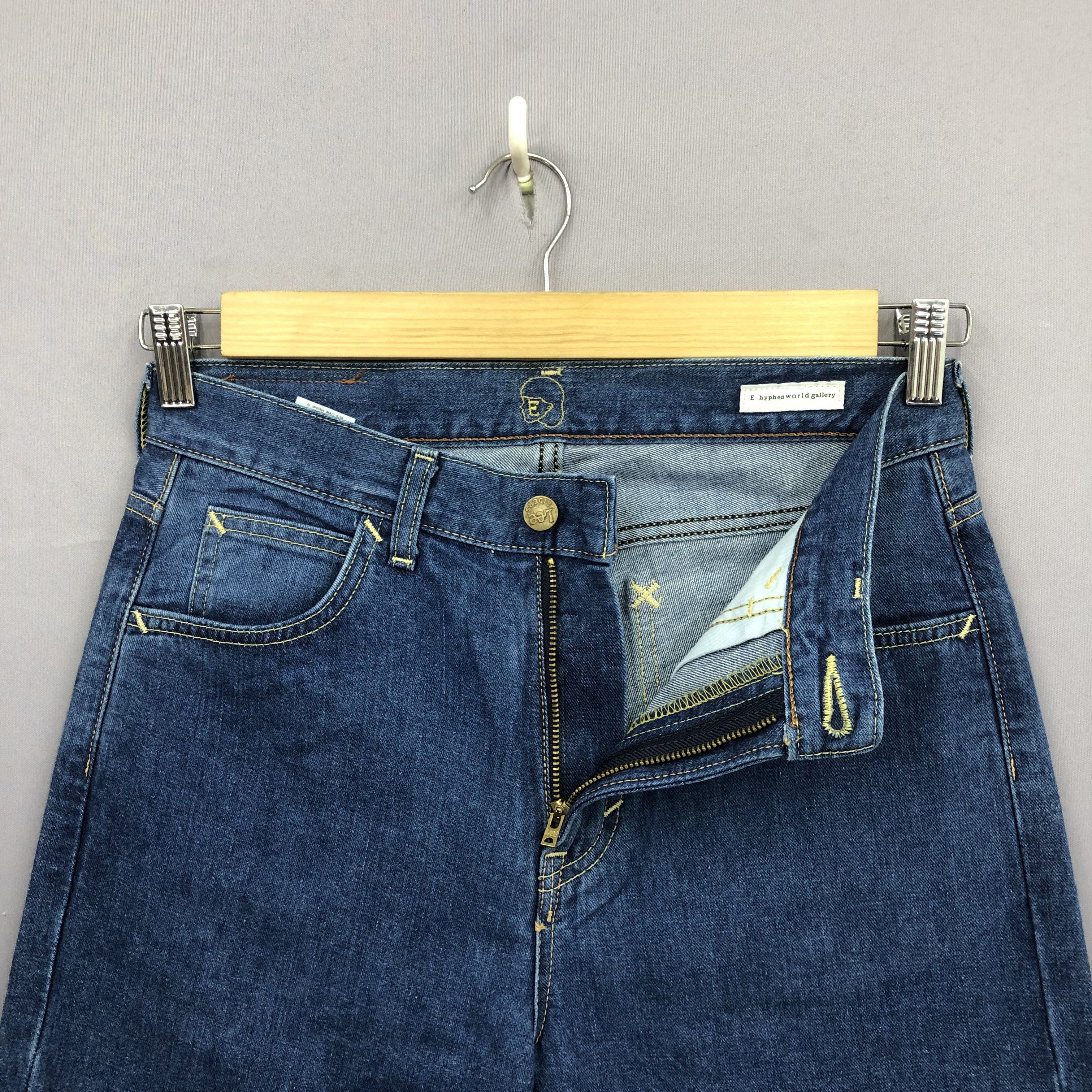 Lee Vintage 90s Lee X Hypen World Blue Jeans Denim Size US 30 / EU 46 - 8 Thumbnail