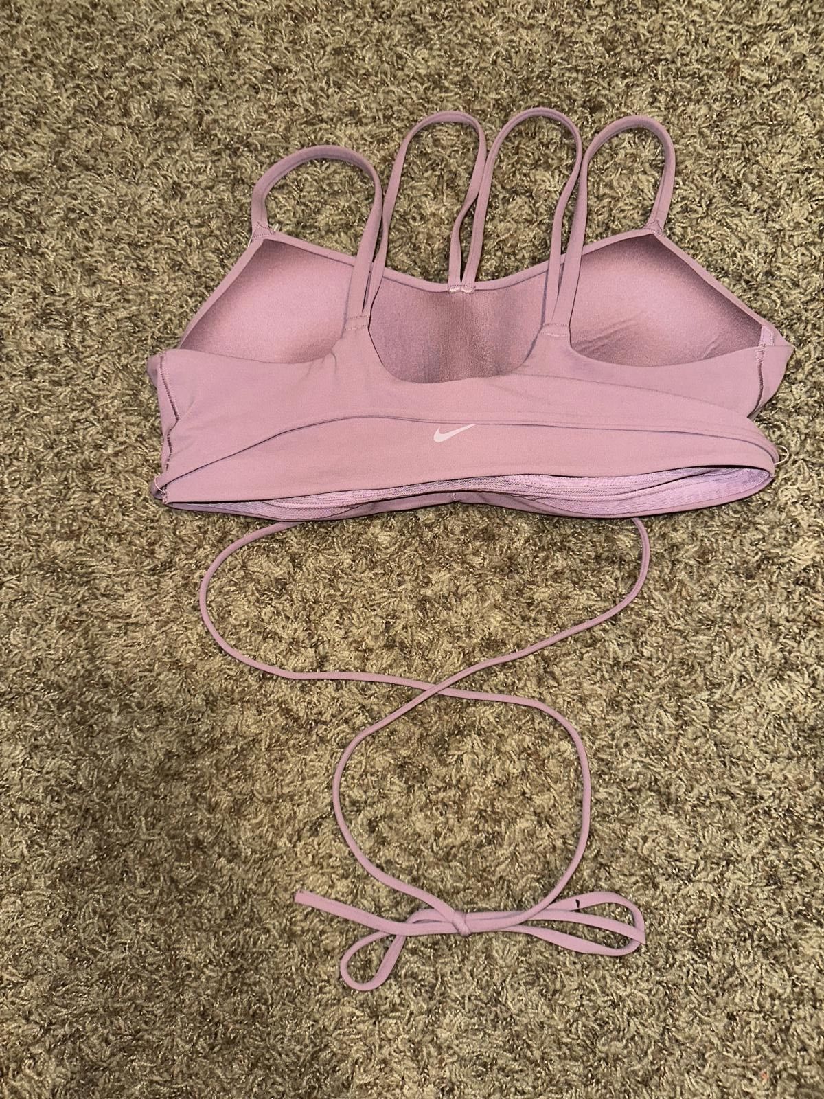 Nike Nike Zenvy Strappy Wrap Women's Light-Support Padded Sports Bra Sample Size ONE SIZE - 2 Thumbnail