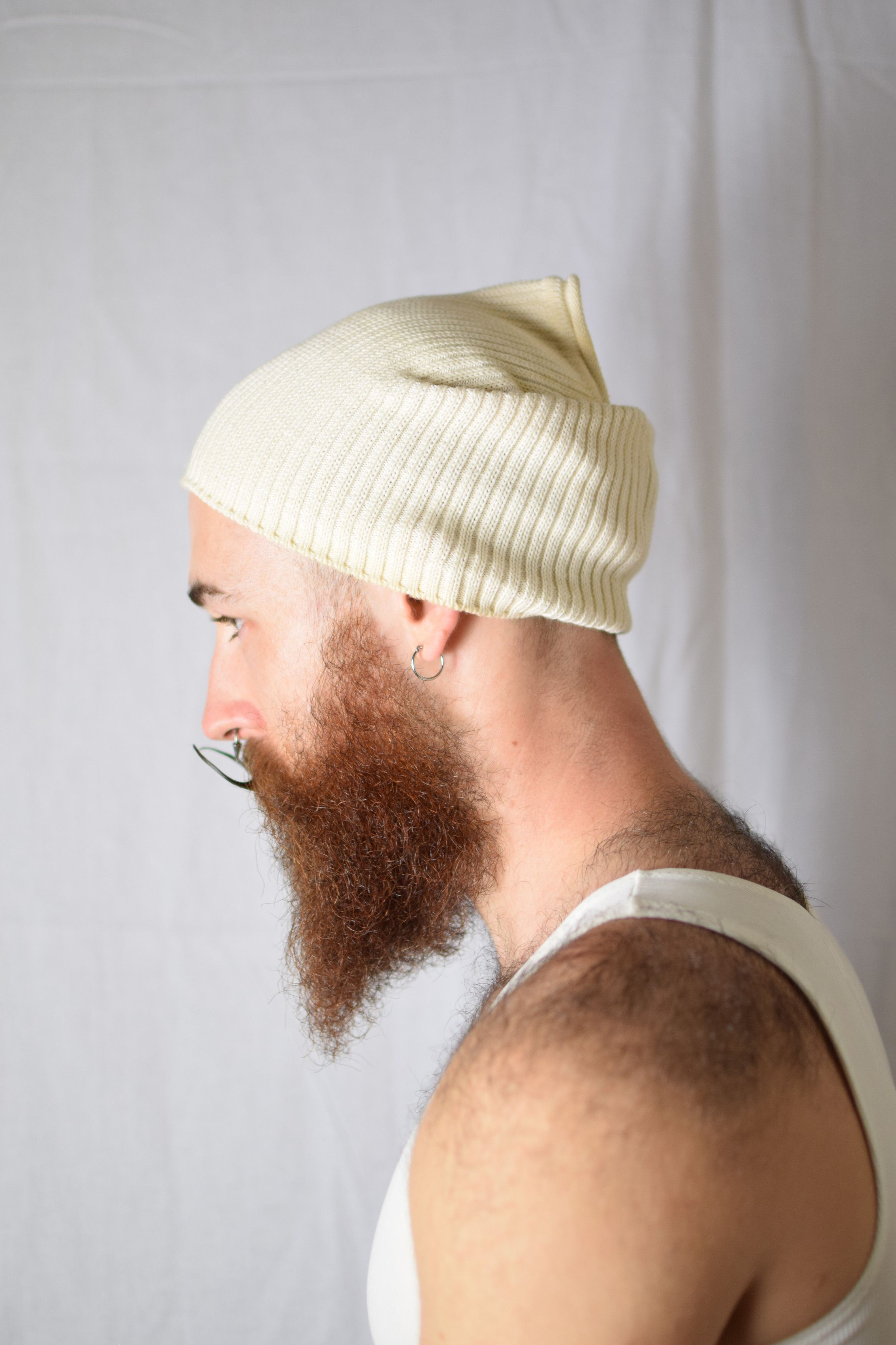Julius Julius White Tube Hat Size ONE SIZE - 3 Thumbnail