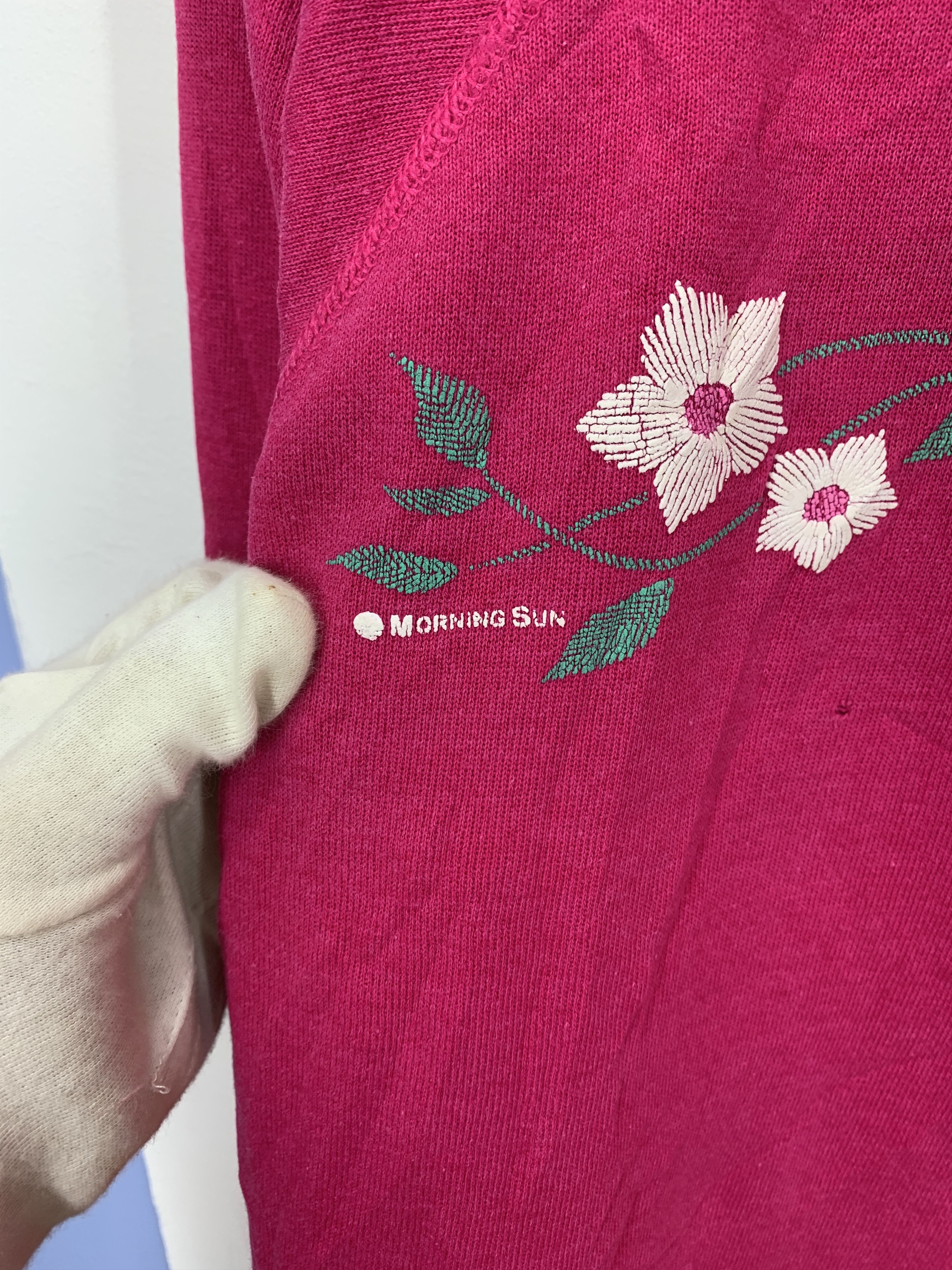 Vintage 90s Vintage MORNING SUN Sweatshirt #2068/16 Size M / US 6-8 / IT 42-44 - 3 Thumbnail