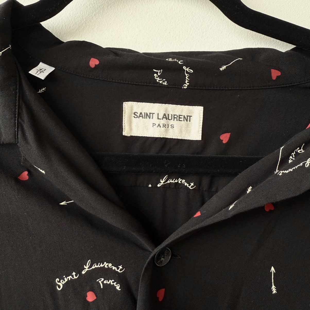 Saint Laurent Paris × Yves Saint Laurent Saint Laurent Short Sleeve Shirt Size US XL / EU 56 / 4 - 3 Thumbnail