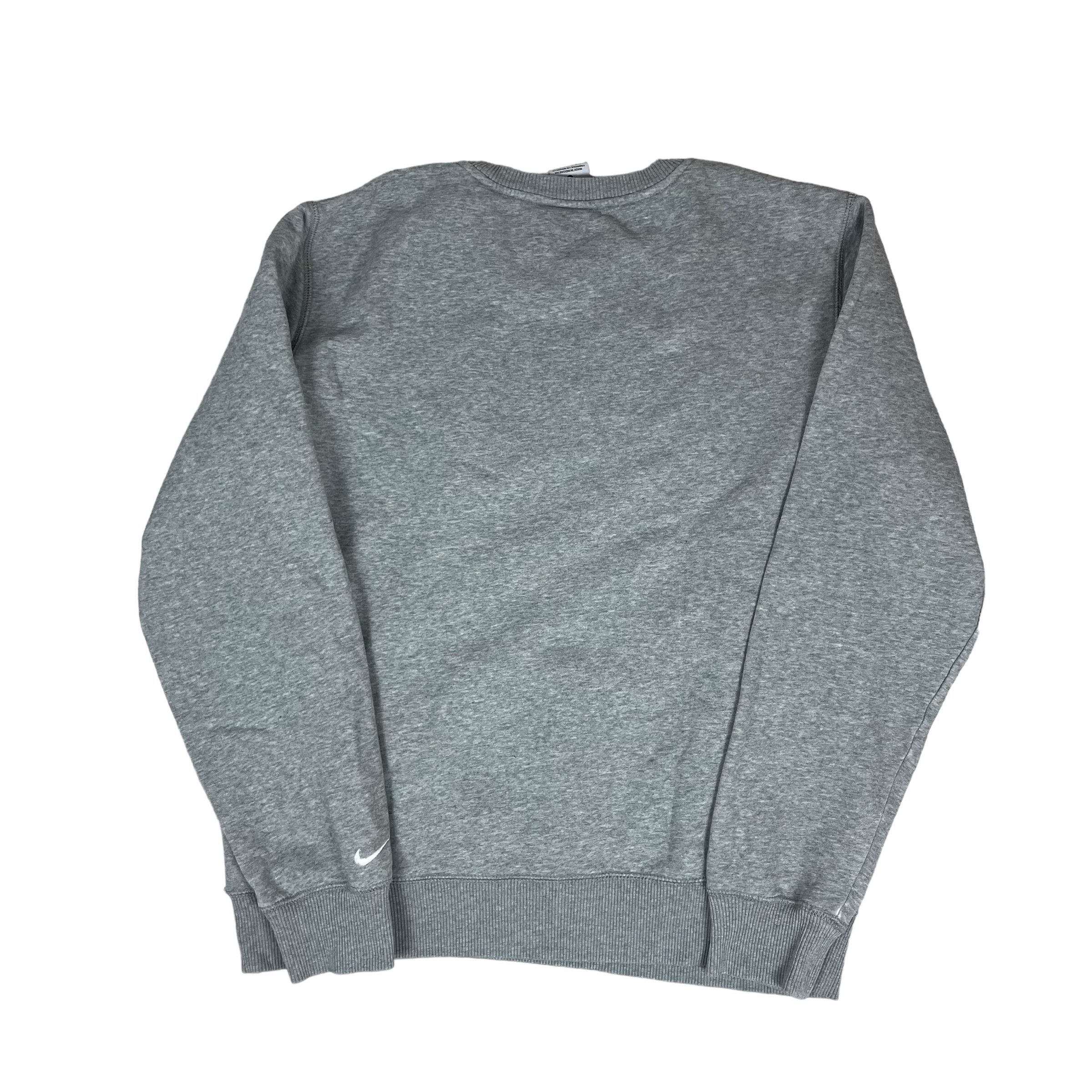 Nike Nike Men's Heather Gray Cotton Fleece Pullover Sweatshirt M Size US M / EU 48-50 / 2 - 8 Thumbnail