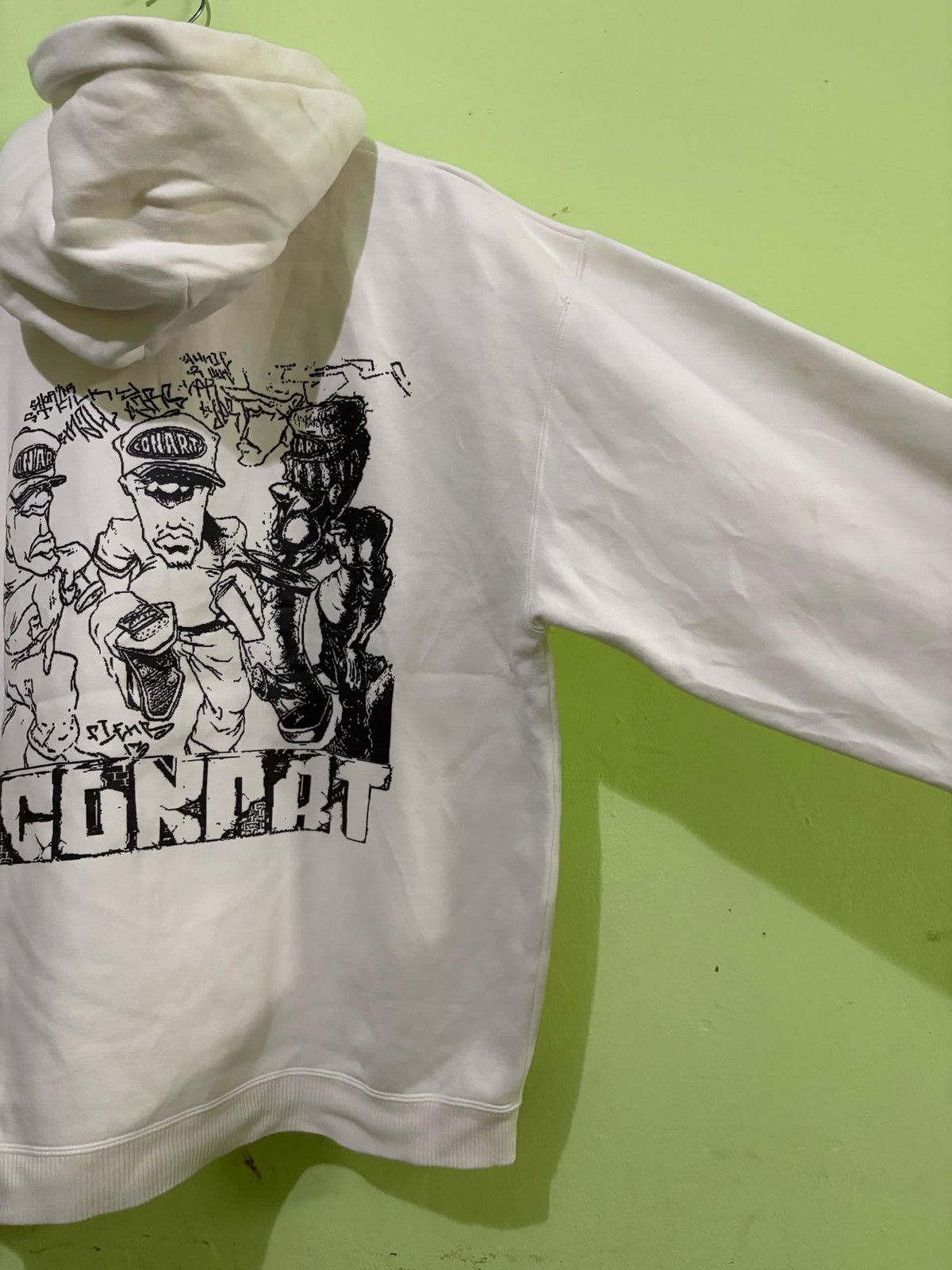 Rap Tees × Vintage VTG Conart Hoodie Big Logo Design HipHop Group Art Design Size US L / EU 52-54 / 3 - 6 Thumbnail