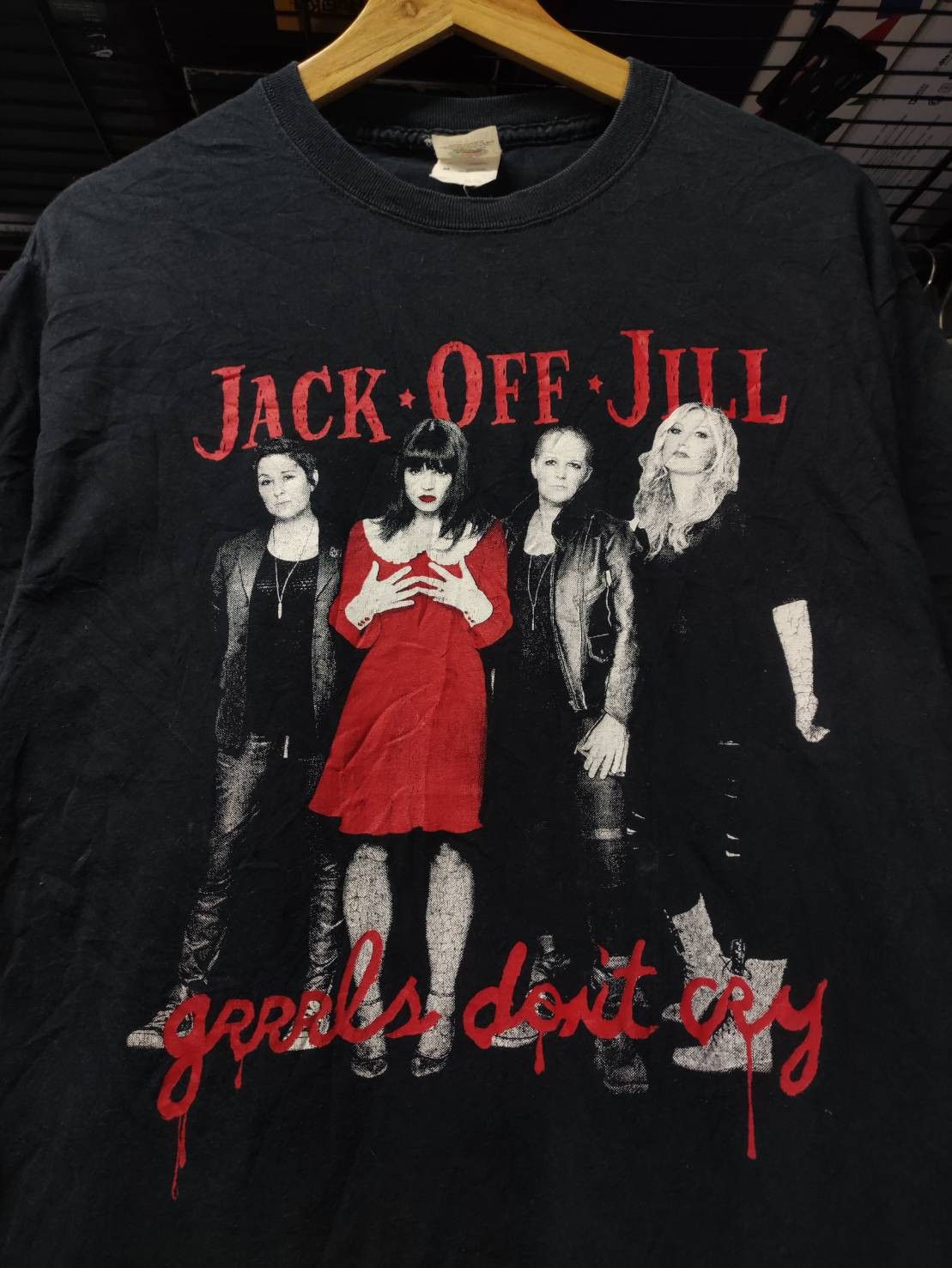 Band Tees Jack Off Jill " Grrrls Don't Cry " Promo T-Shirt Size US M / EU 48-50 / 2 - 1 Thumbnail