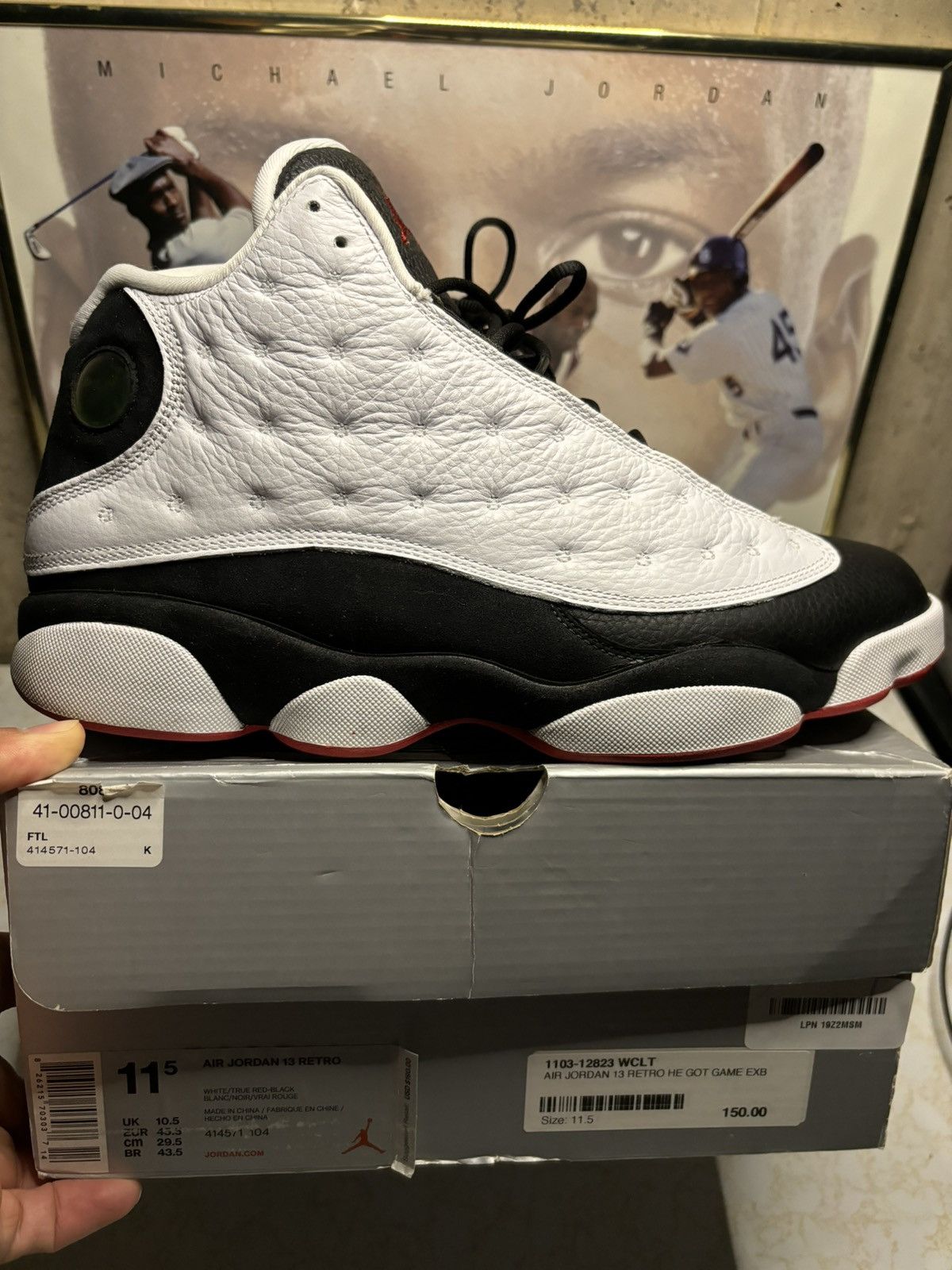 Jordan Brand Jordan Retro 13 ‘he got game’ Size US 11.5 / EU 44-45 - 1 Thumbnail