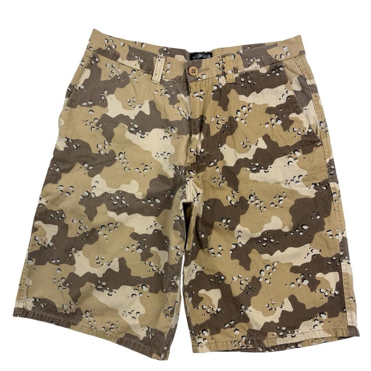 Stussy Vintage Stussy Desert Camo Cargo Shorts - Waist: 32” Size US 32 / EU 48 - 2 Thumbnail