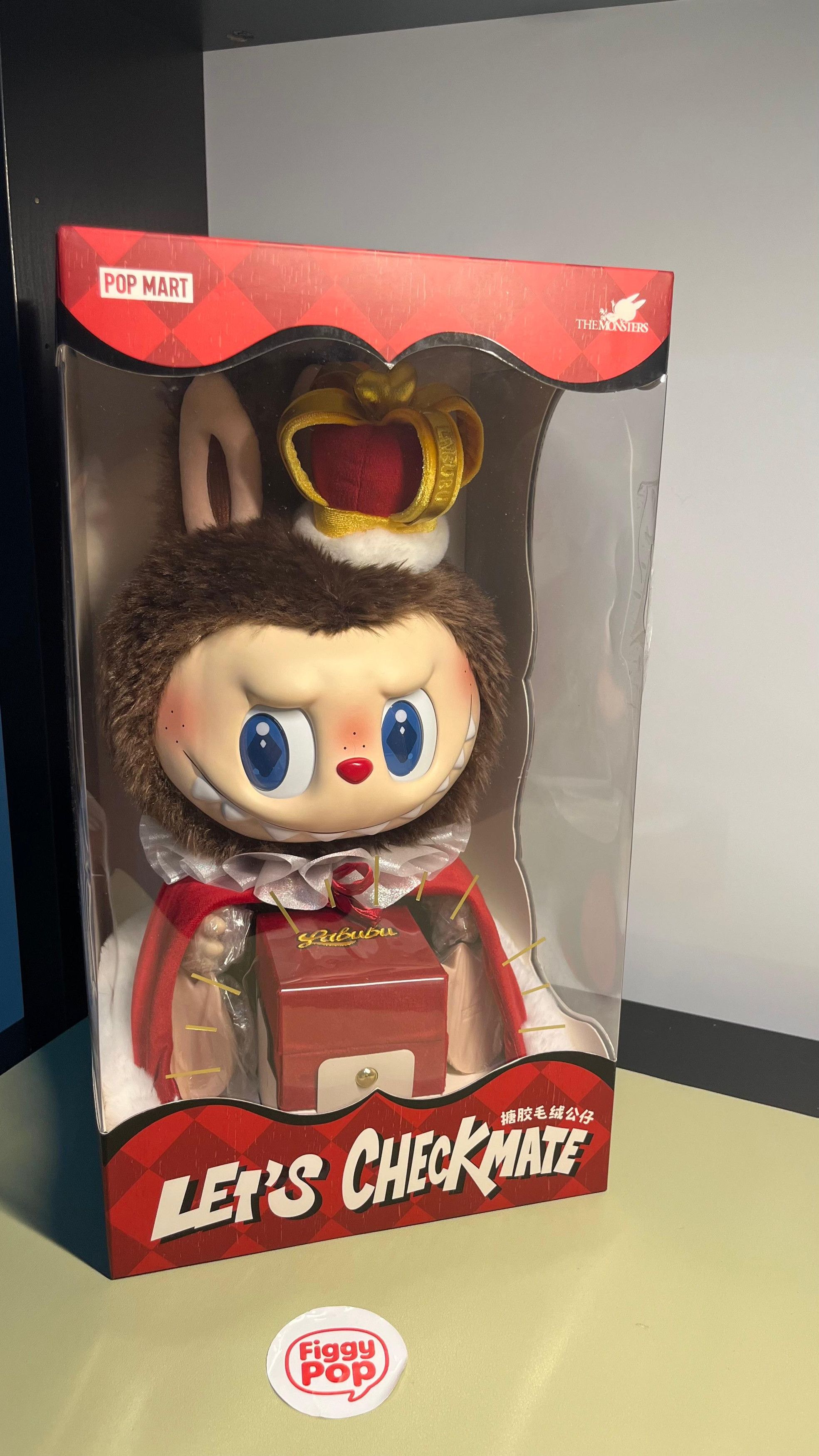POP MART Labubu - Let's Checkmate Series-Vinyl Plush Doll (BIG SIZE) Size ONE SIZE - 2 Thumbnail
