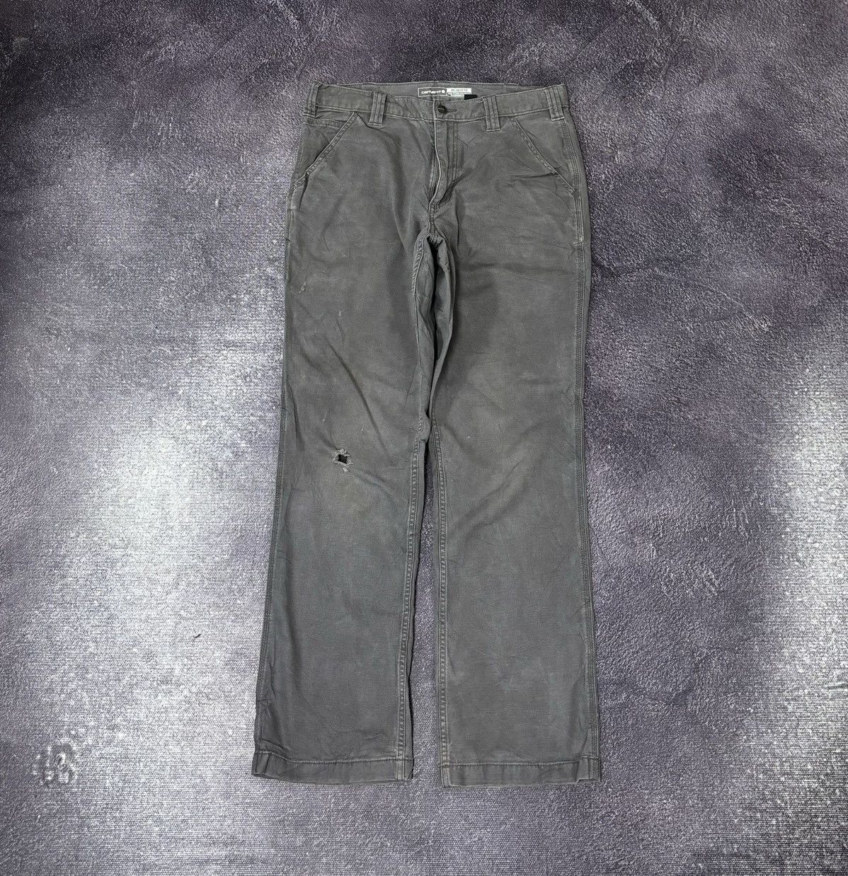 Carhartt Vintage Carhartt USA Gray Work Hype Relaxed Fit Pants Size US 32 / EU 48 - 2 Thumbnail