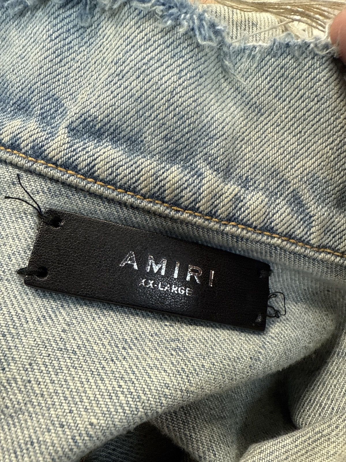 Amiri Amiri denim jacket zipper pocket Size US XXL / EU 58 / 5 - 6 Thumbnail