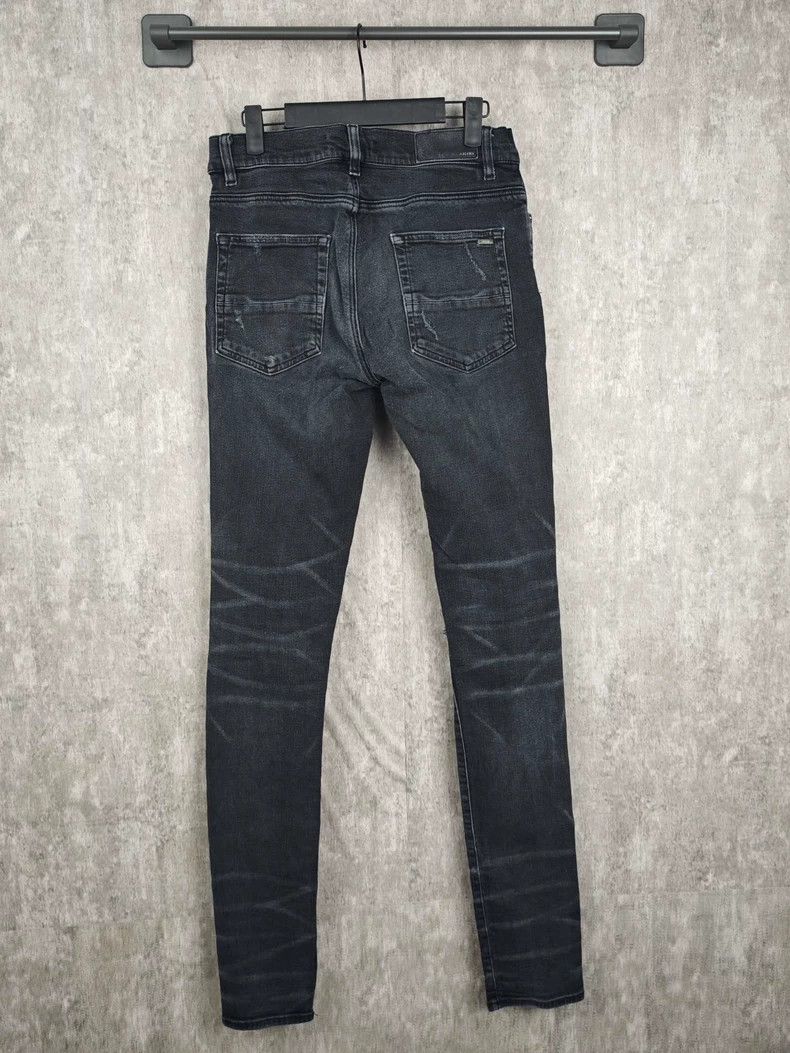 Amiri Amiri black distressed jeans Size US 30 / EU 46 - 2 Thumbnail