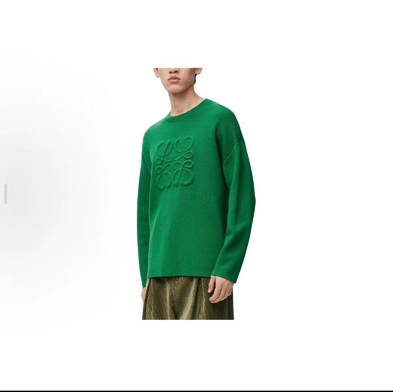 Loewe LOEWE Green embossed sweater Size S / US 4 / IT 40 - 5 Thumbnail