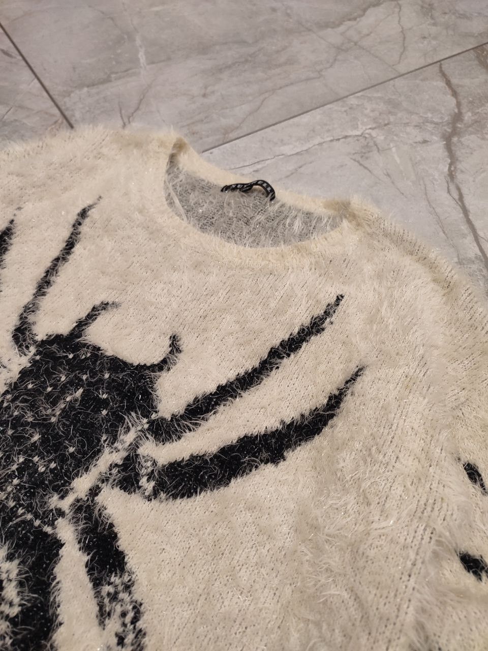 Other Womens sweater 1 of 1 black spyder print grunge M/S size Size S / US 4 / IT 40 - 7 Thumbnail