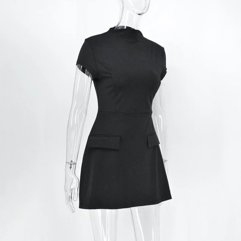 Other Casual Streetwear Women Mini Black Dress Size M / US 6-8 / IT 42-44 - 5 Thumbnail
