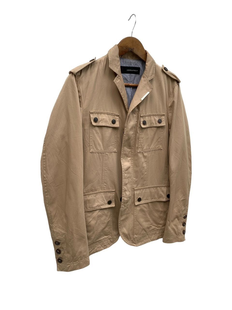 Dsquared2 Veste Dsquared2 Camel Taille 52 It en Coton Jacket Size US S / EU 44-46 / 1 - 4 Thumbnail