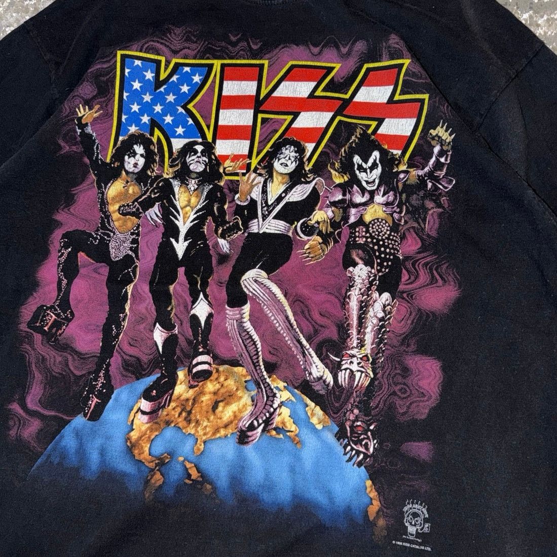 KISS Kiss Vintage 1996 Alive World Tour T-Shirt Size Mens XL Size US XL / EU 56 / 4 - 3 Thumbnail
