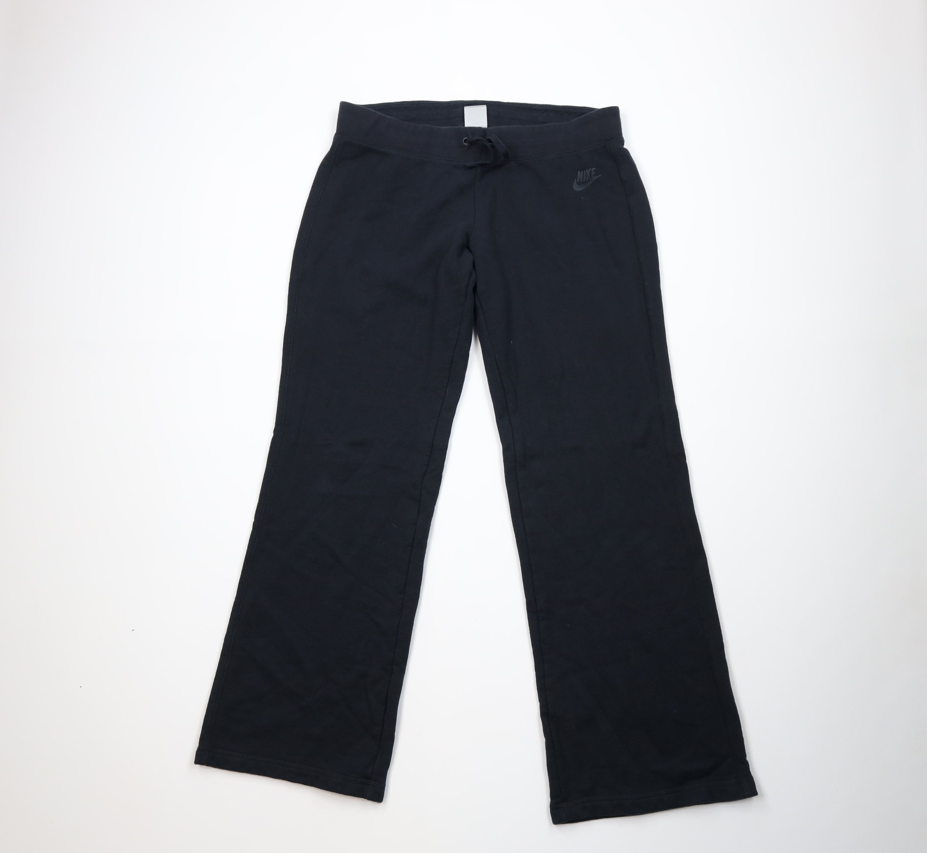 Nike Vintage Y2K Nike Scott Mini Swoosh Ribbed Knit Sweatpants Size US 36 / EU 52 - 1 Thumbnail