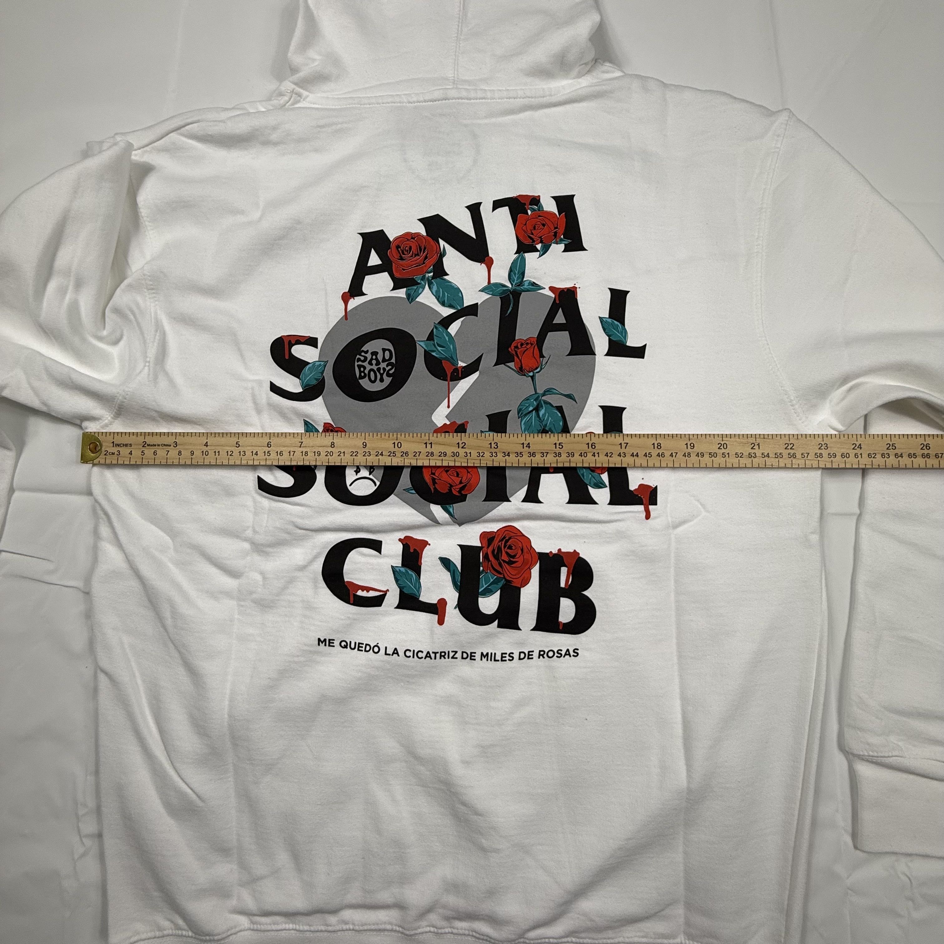 Anti Social Social Club Anti Social Social Club Me Quedo La Cicatriz Rose Hoodie Size US L / EU 52-54 / 3 - 8 Thumbnail