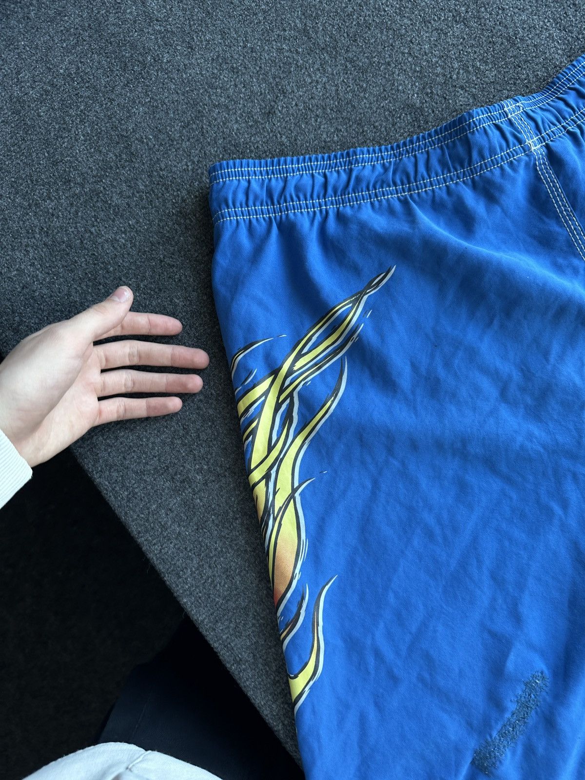 Billabong SKULL FLAME🚨 BILLABONG BIG LOGO SWIMSHORTS Y2K SURF Size US 40 / EU 56 - 13 Thumbnail