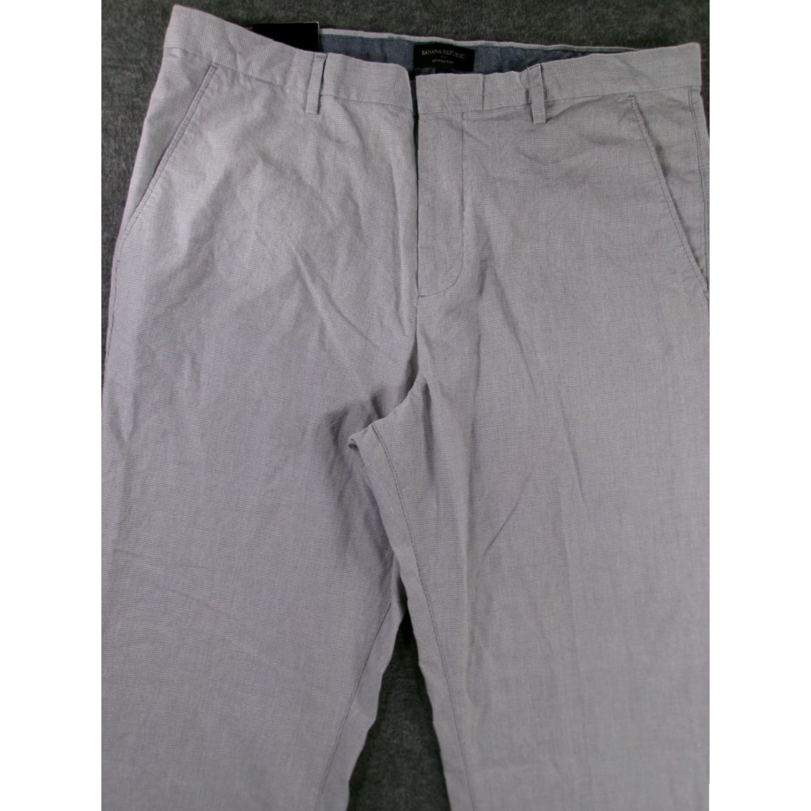 Banana Republic BANANA REPUBLIC Pants Men 38X32 Slim Straight Leg Black Classic Tailored Dress Workwear Size US 38 / EU 54 - 2 Thumbnail