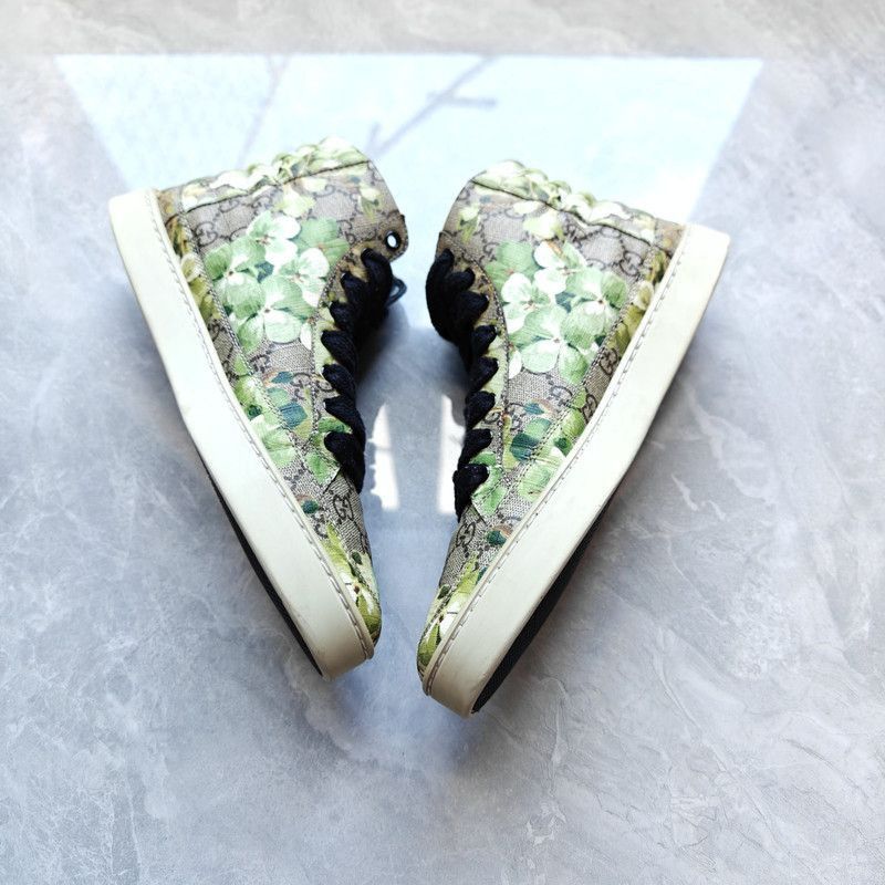 Gucci Gucci High Top Canvas Sneakers for Men - Size US 8 / EU 41 - 9 Thumbnail