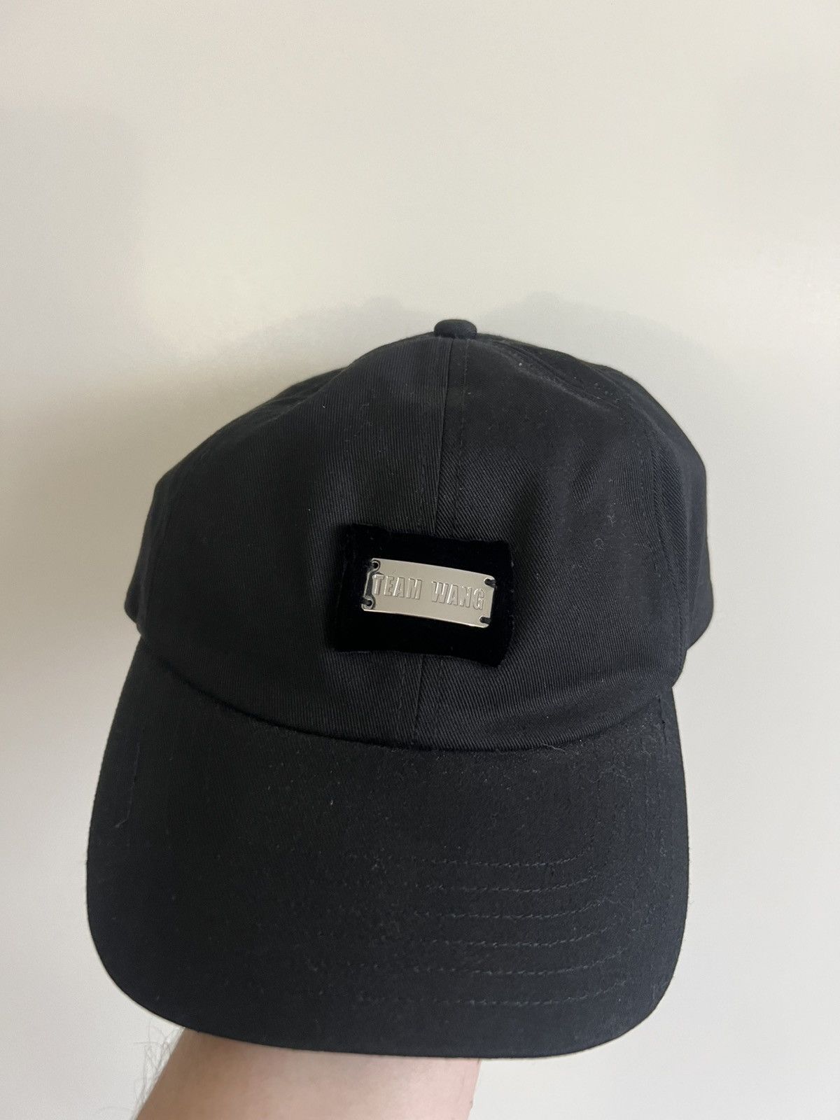 Designer × TEAM WANG TEAM WANG Baseball Caps Unisex Black Size ONE SIZE - 1 Thumbnail