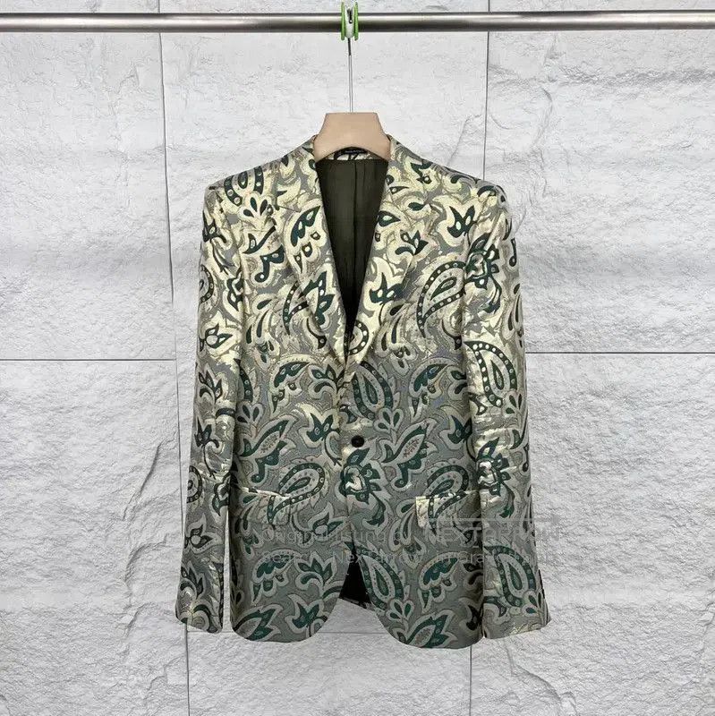 Alexander McQueen Alexander McQueen Green Cotton Men's Jacket . Size US M / EU 48-50 / 2 - 1 Thumbnail