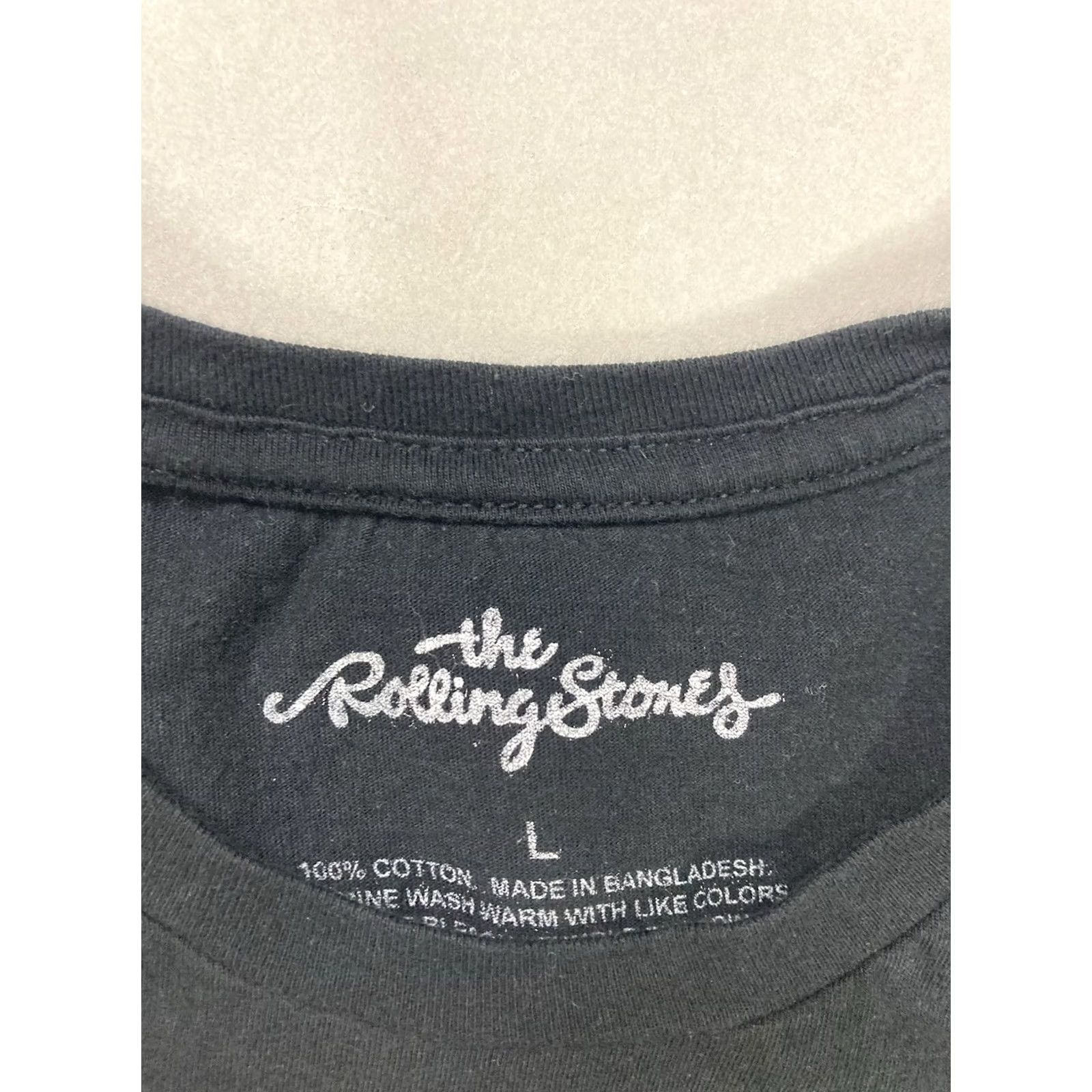 Vintage VINTAGE The Rolling Stones North American Tour 1975 Graphic T-shirt Men Large Music Shirt Black Logo Size US L / EU 52-54 / 3 - 4 Thumbnail