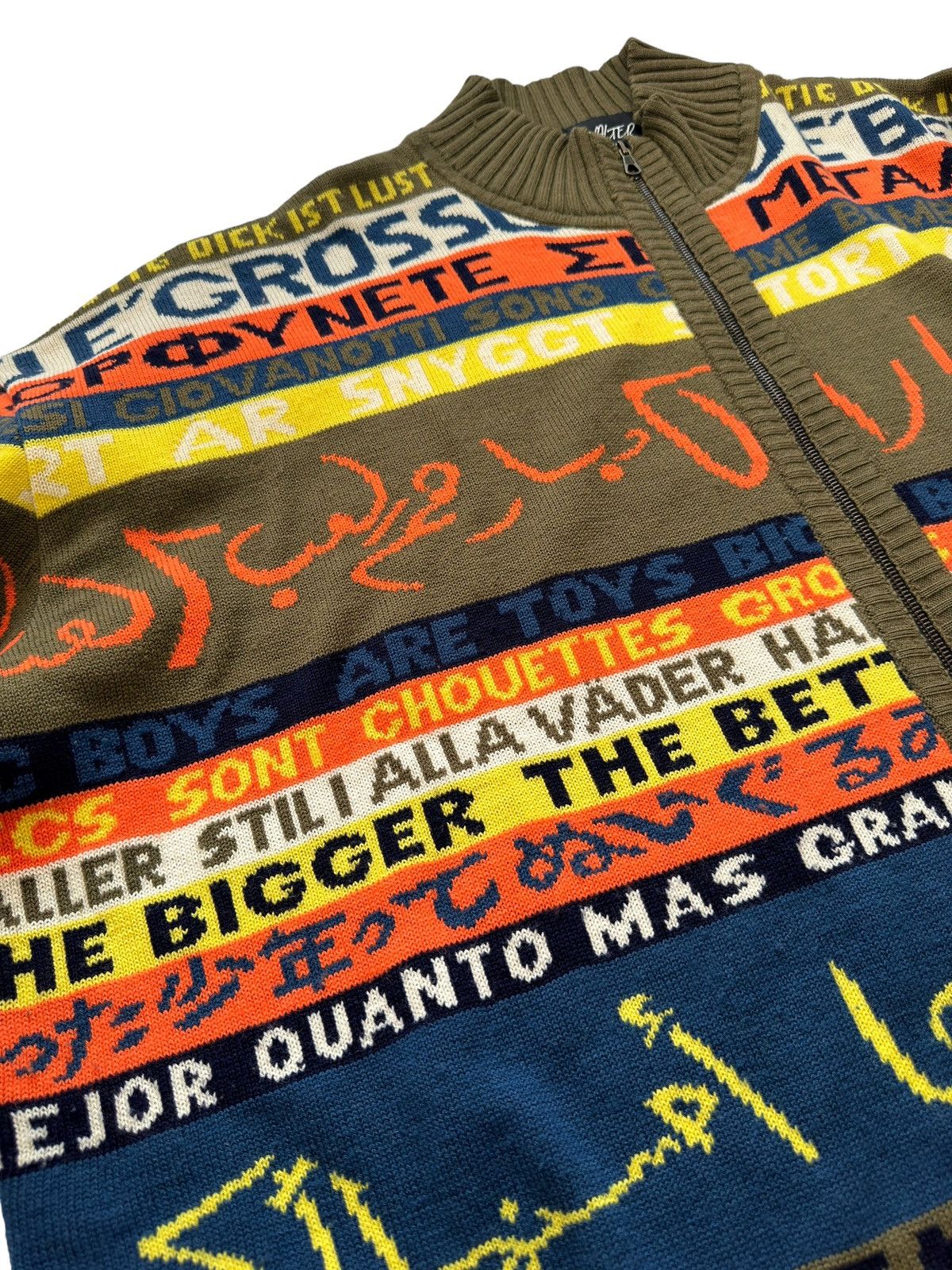 Walter Van Beirendonck 1986~ Horny Languages Oversized Knit Size US L / EU 52-54 / 3 - 5 Thumbnail
